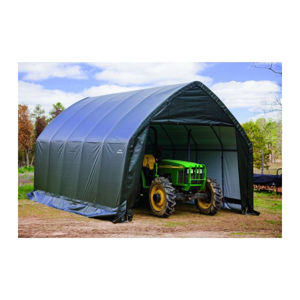 Shelter Logic Foliengarage Weidezelt In-A-Box, grün, B/T: 390 x 610 cm - Bild 7