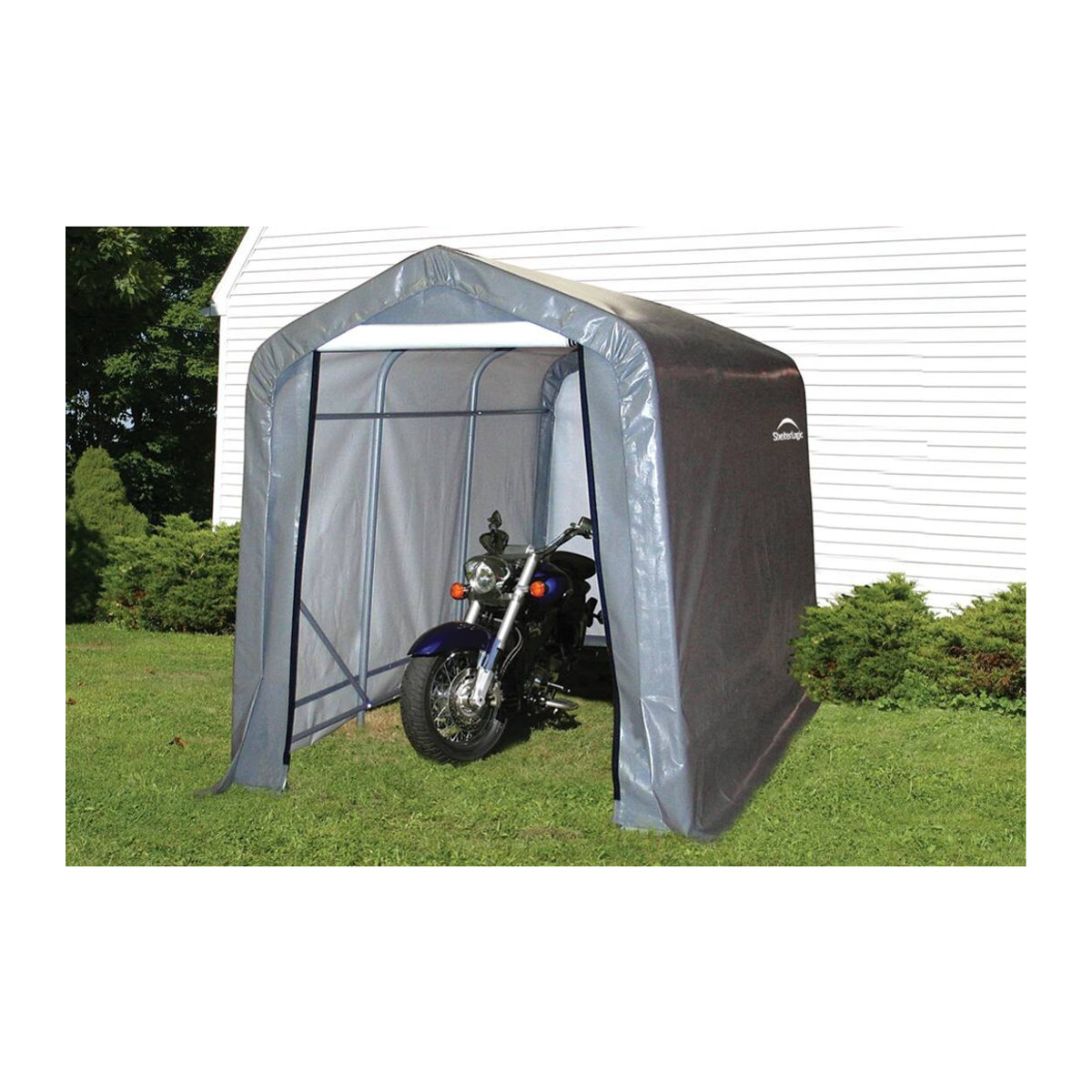 ShelterLogic Gartenhaus Shed-in-a-Box aus Kunststoff und Metall in Grau B/H/L: 180 x 200 x 300 cm - Bild 2