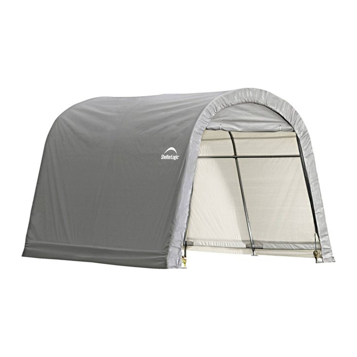 ShelterLogic Gartenhaus Shed-in-a-Box aus Kunststoff und Stahl, Grau, B/H/T: 300 x 240 x 300 cm - Bild 1