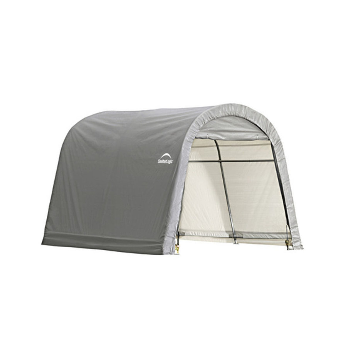 ShelterLogic Gartenhaus Shed-in-a-Box aus Kunststoff und Stahl, Grau, B/H/T: 300 x 240 x 300 cm - Bild 5