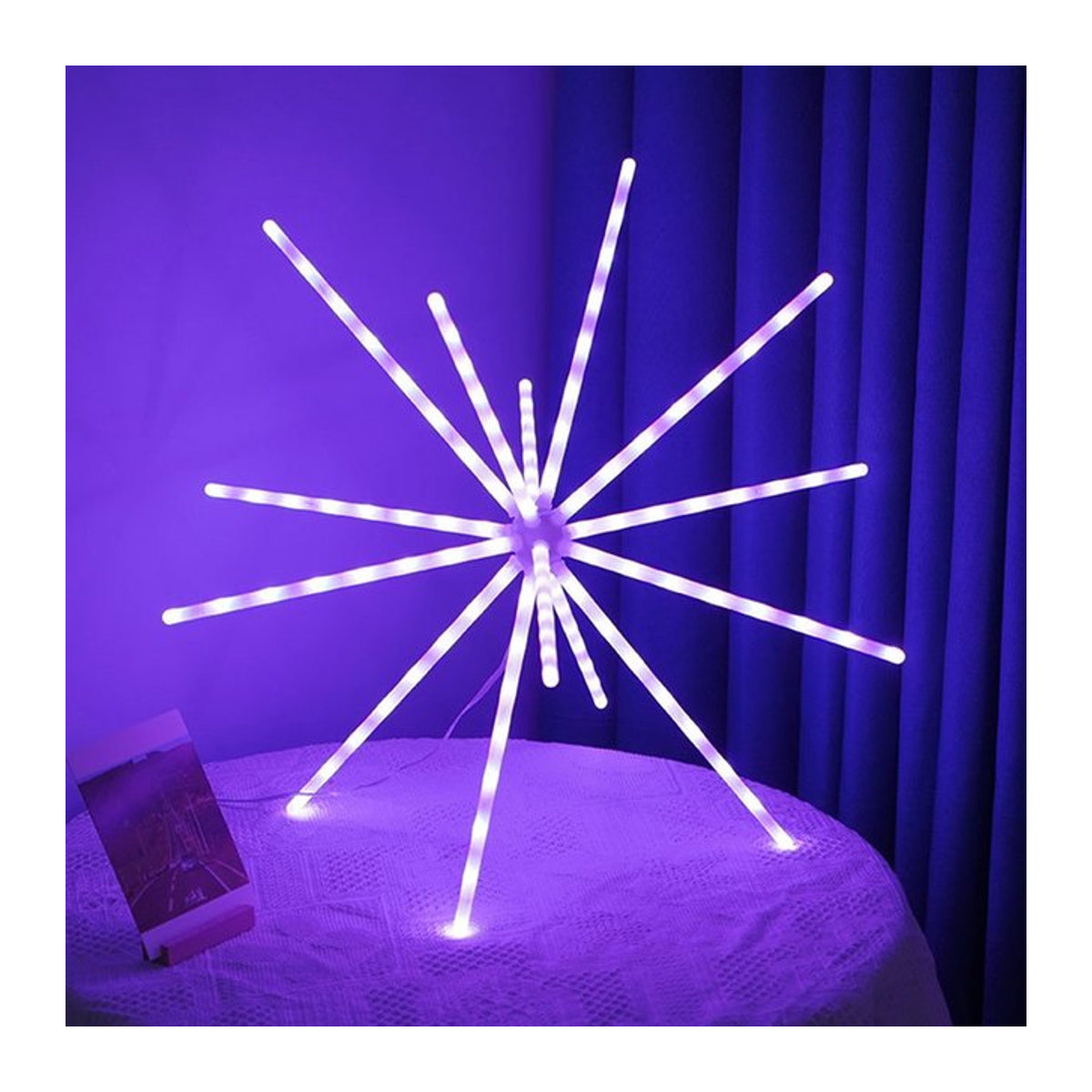SHENZHITECH Intelligentes RGB LED-Nachtlicht mit Fernbedienung in Bunt für moderne Außenbeleuchtung und Raumdekoration - Bild 1