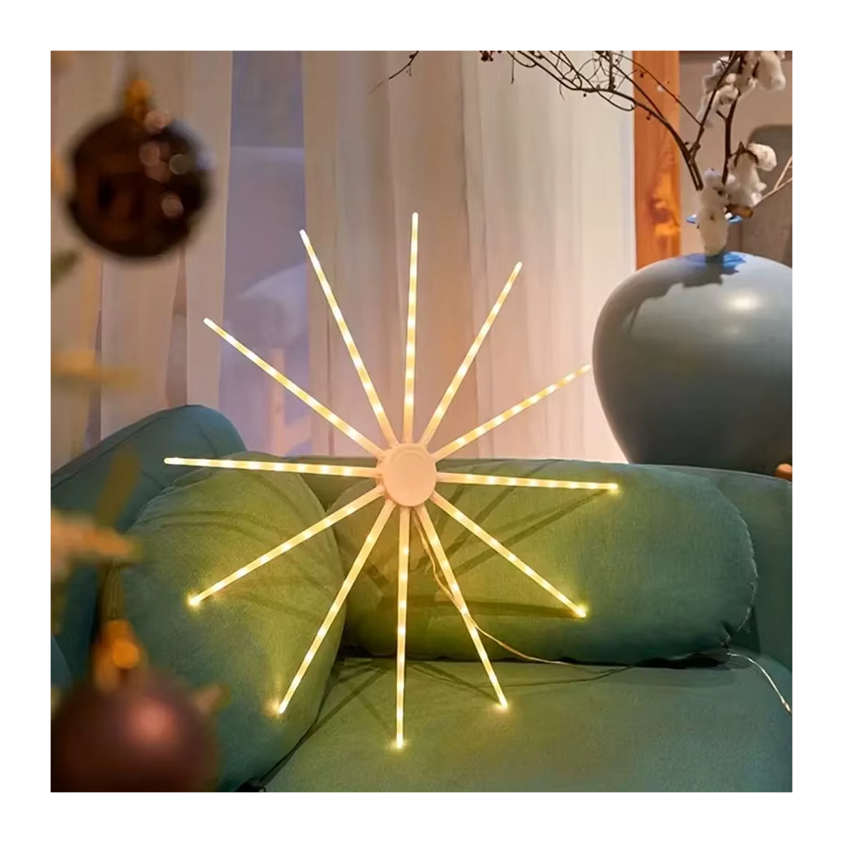 SHENZHITECH Intelligentes RGB LED-Nachtlicht mit Fernbedienung in Bunt für moderne Außenbeleuchtung und Raumdekoration - Bild 2