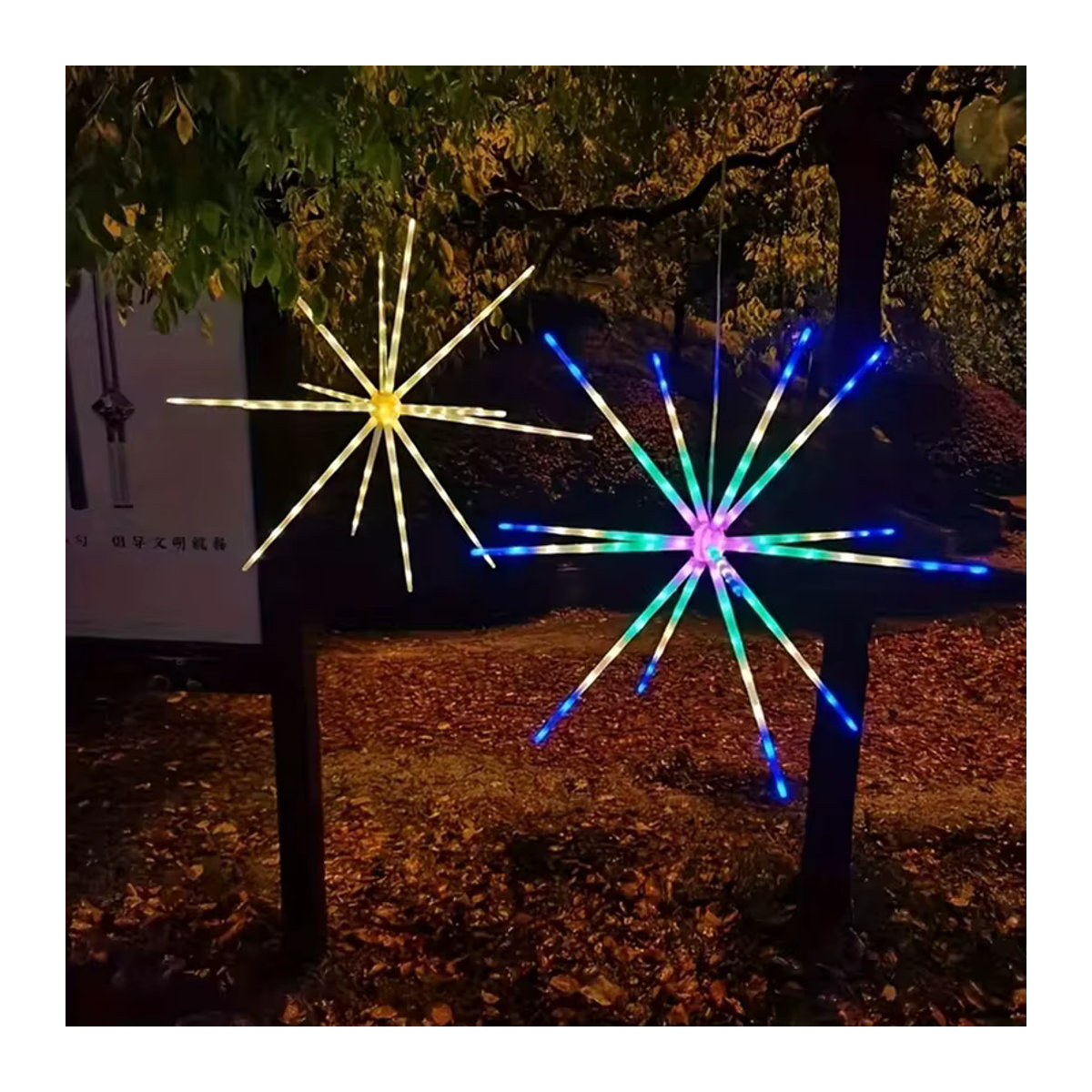 SHENZHITECH Intelligentes RGB LED-Nachtlicht mit Fernbedienung in Bunt für moderne Außenbeleuchtung und Raumdekoration - Bild 3