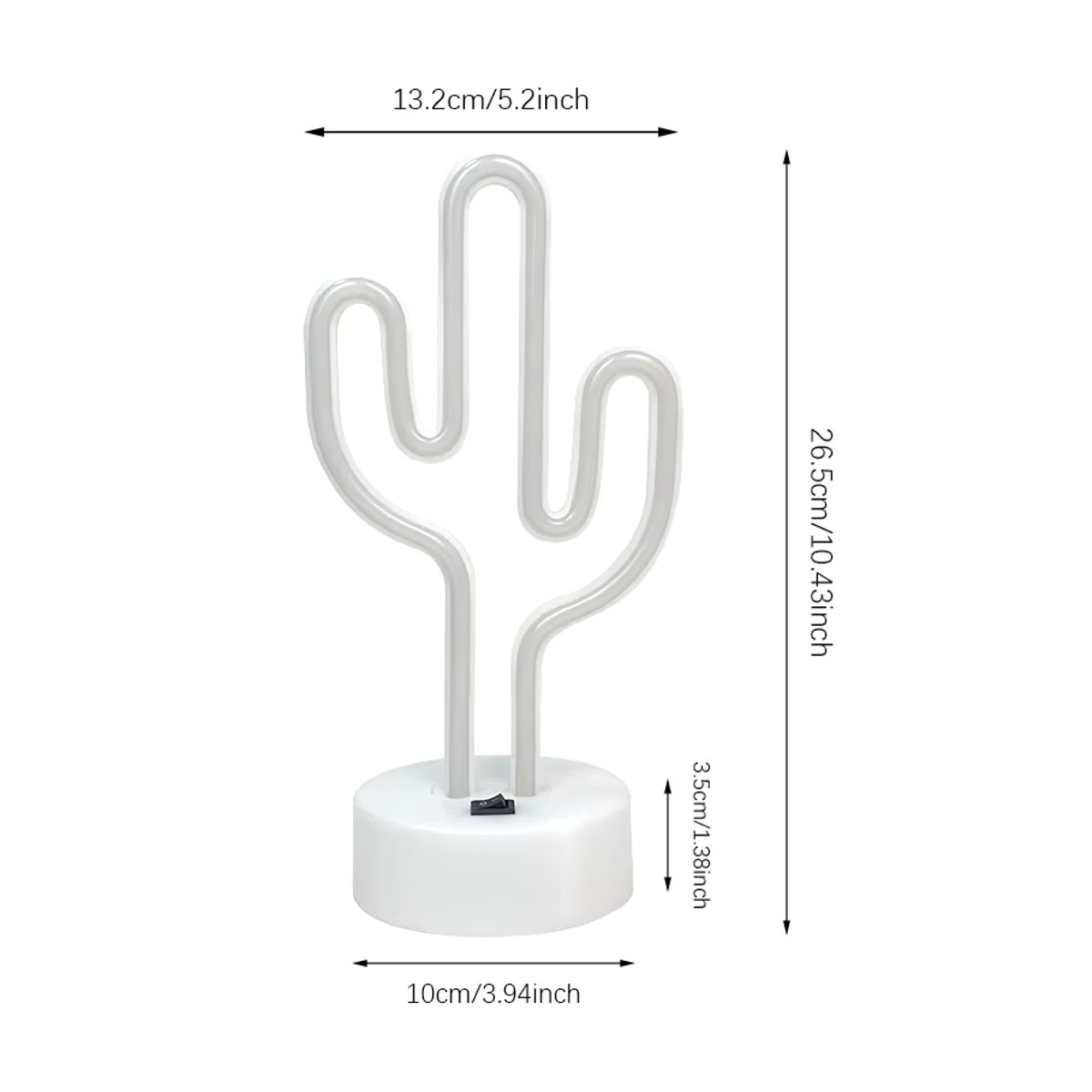 SHENZHITECH Kaktus LED-Neon-Tischlampe in Grün für moderne Heimdekoration - Bild 2