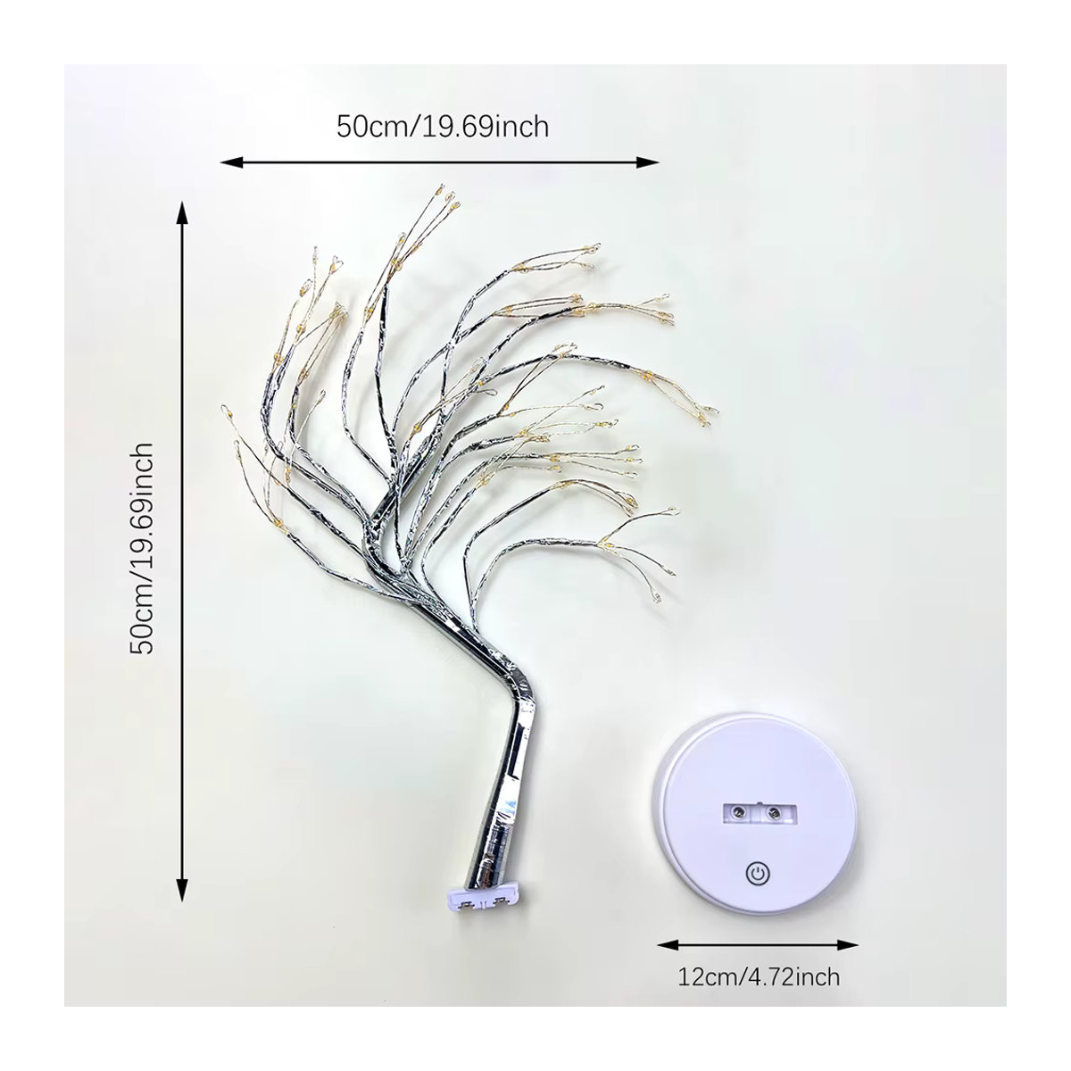 SHENZHITECH LED Tisch-Bonsai-Lampe als dekorative Lichterkette in Bunt, batteriebetrieben - Bild 2