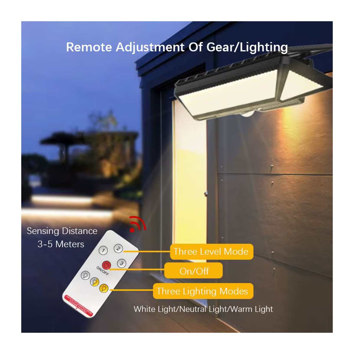 SHENZHITECH Solar Clip LED Wand - Bild 3