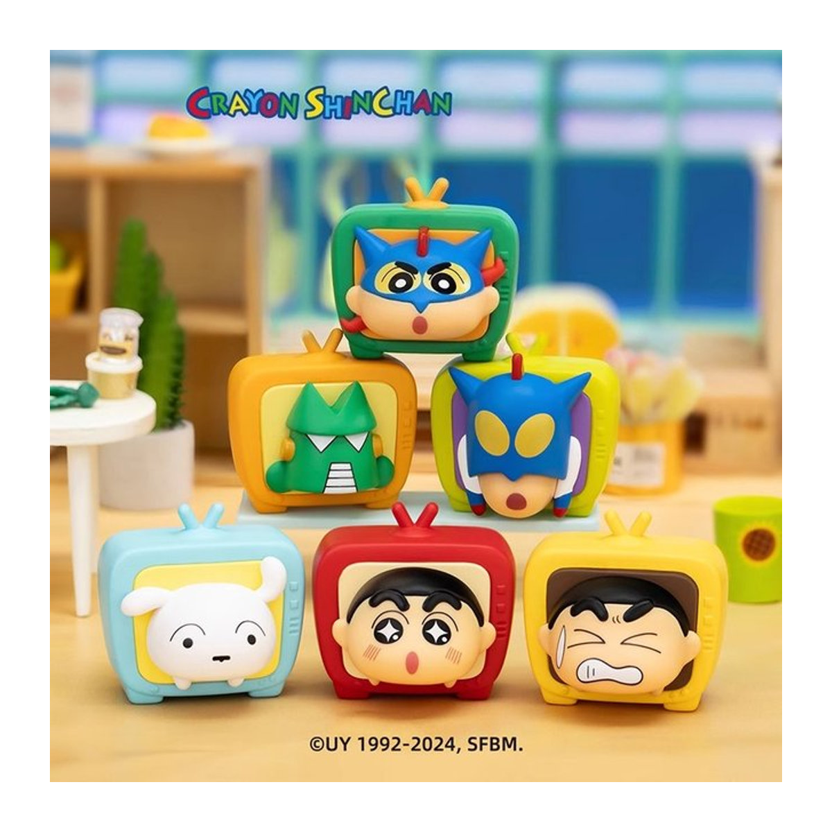 Shinchain Re-Ment Kawaii Mini Blind Box Figuren als Kühlschrankmagnete und Tischornamente, mehrfarbig - Bild 1