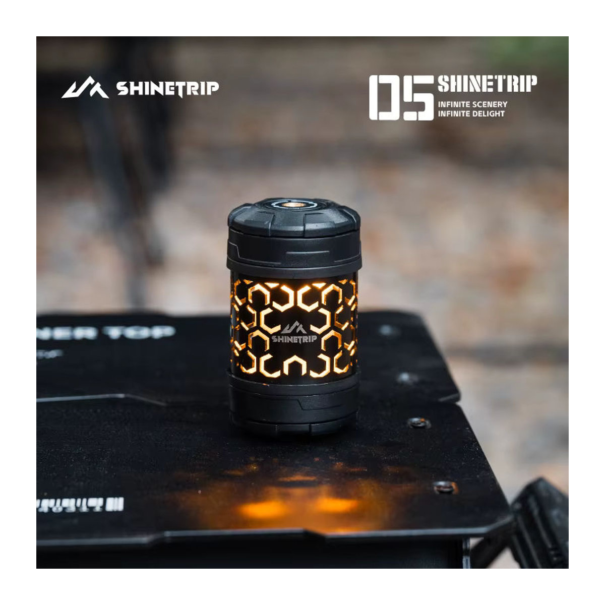 ShineTrip Outdoor Camping LED Lampe mit 19 Lichtmodi, Metallschale und 360 Grad Rotation, Warmweiß/Kaltweiß einstellbar - Bild 6