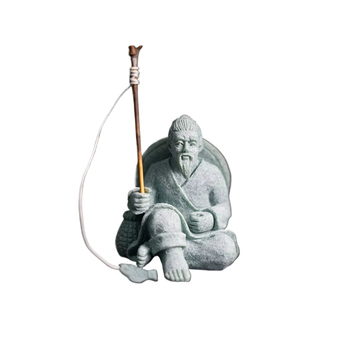 SHMAIZYH Miniatur-Figur aus Stein in Grün als Dekoration für deine Mikrolandschaft - Bild 6