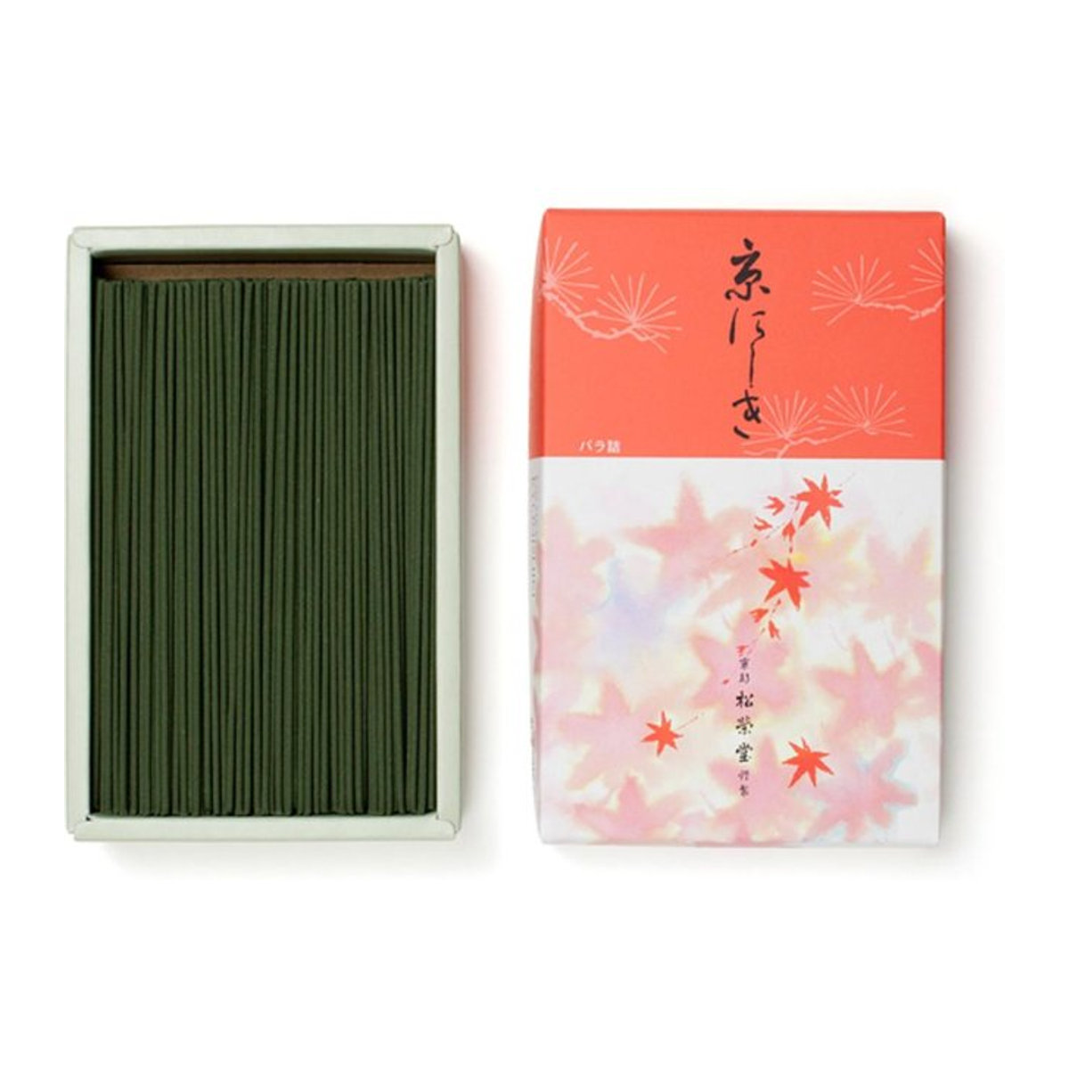 SHOYEIDO Kyo-nishiki Moosgarten Räucherstäbchen in Grün, 500 Stück, Japanische Duftstäbchen mit floralem und orientalischem Aroma - Bild 1