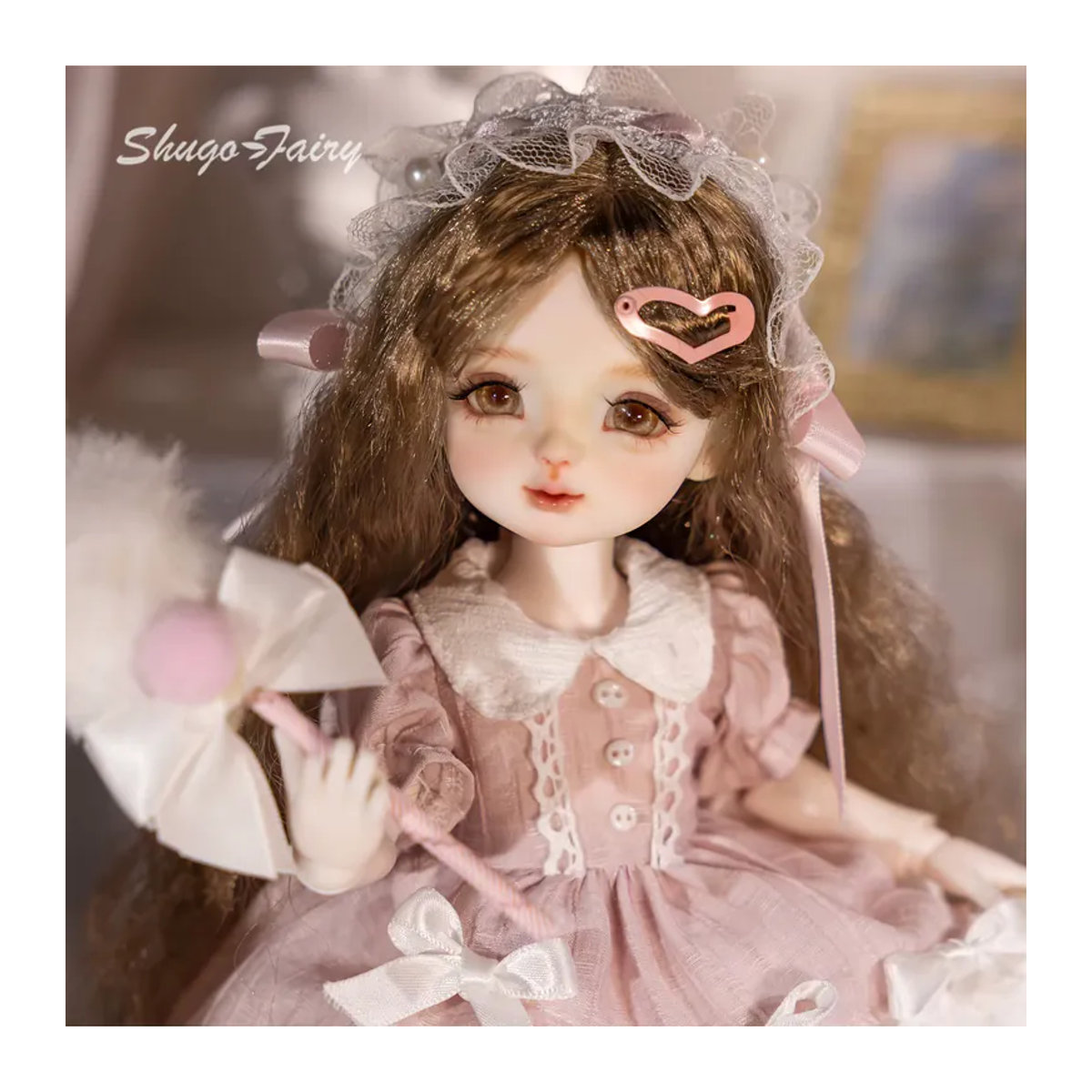 ShugaFairy Yenny F Ball Jointed Doll 1/6 Komplettset im Lolita-Stil aus Kunstharz in Rosa - Bild 2