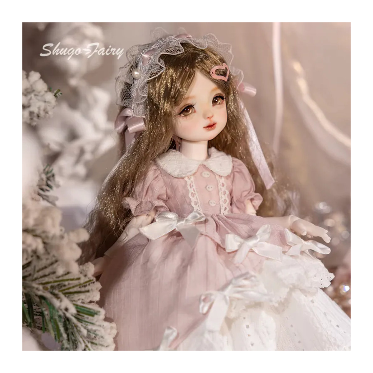 ShugaFairy Yenny F Ball Jointed Doll 1/6 Komplettset im Lolita-Stil aus Kunstharz in Rosa - Bild 3