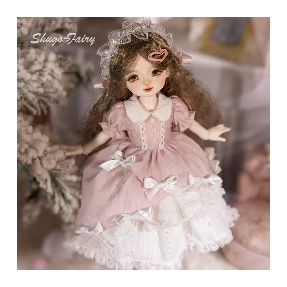 ShugaFairy Yenny F Ball Jointed Doll 1/6 Komplettset im Lolita-Stil aus Kunstharz in Rosa - Bild 5
