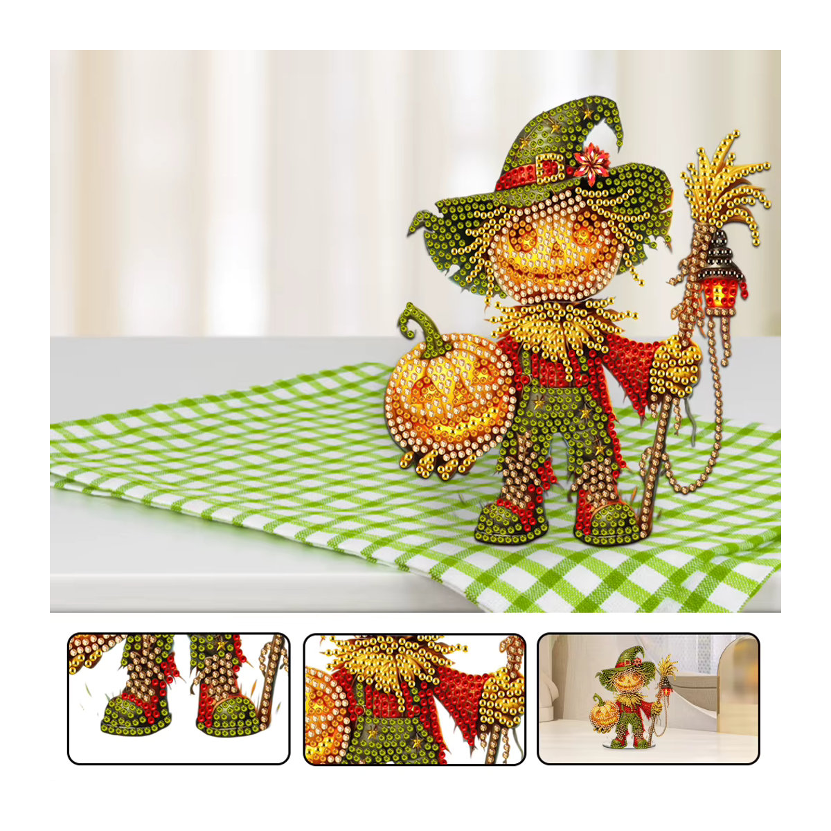 Shunmaii Diamant Malerei Desktop Ornament aus Acryl in Mehrfarbig mit abstraktem Design - Bild 2
