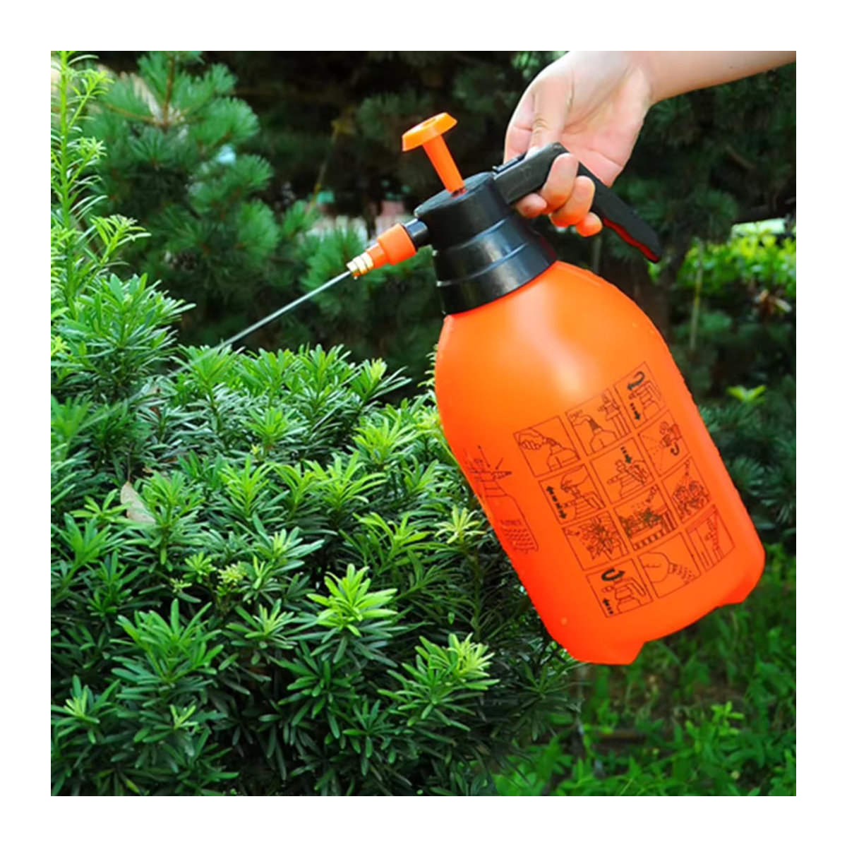 Shunmaii Manuelle Drucksprüher Pumpe für Gartenbewässerung und Desinfektion in 2L oder 3L - Bild 2