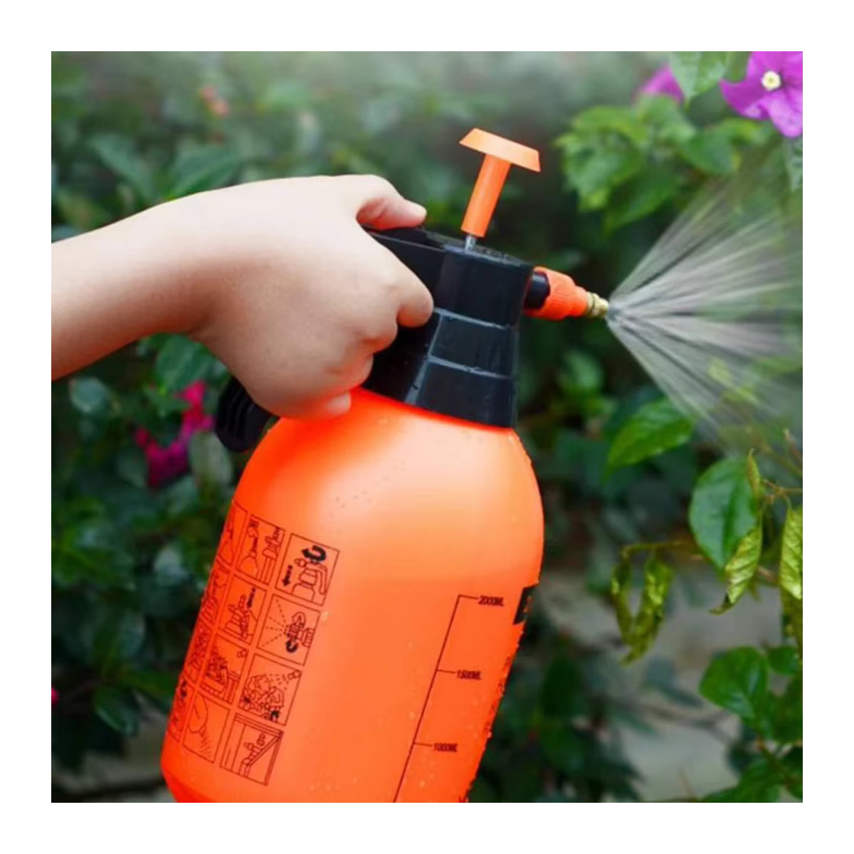 Shunmaii Manuelle Drucksprüher Pumpe für Gartenbewässerung und Desinfektion in 2L oder 3L - Bild 3
