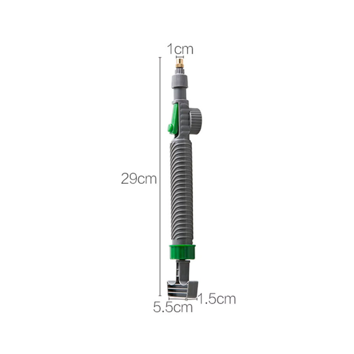 Shunmaii Manuelle Hochdruck Luftpumpe Hand Sprayer mit Sprühkopf Düse in Grau aus Kunststoff für Garten und Landwirtschaft - Bild 6