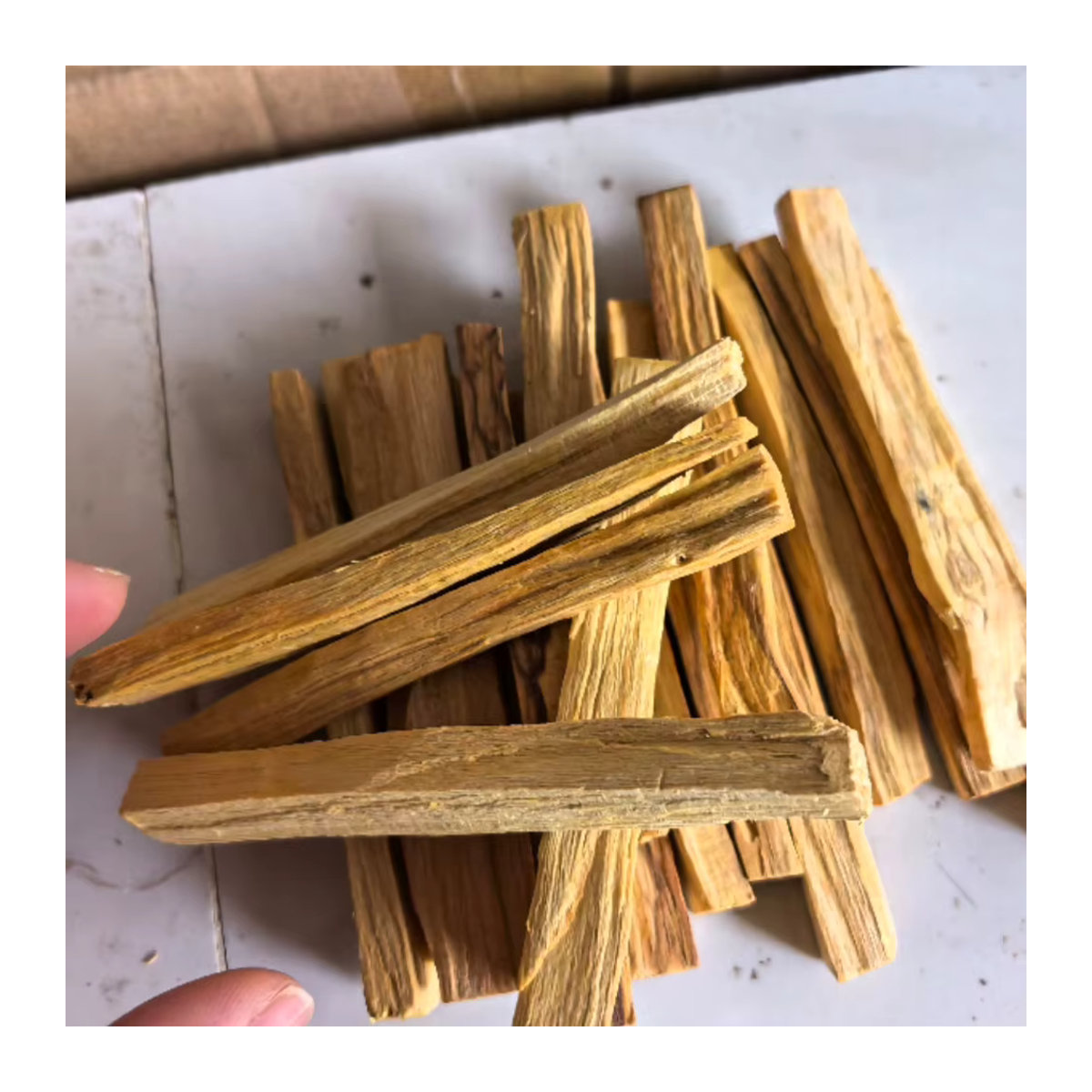 Shunmaii Palo Santo Räucherstäbchen aus Holz in Braun zur Meditation und Reinigung - Bild 5