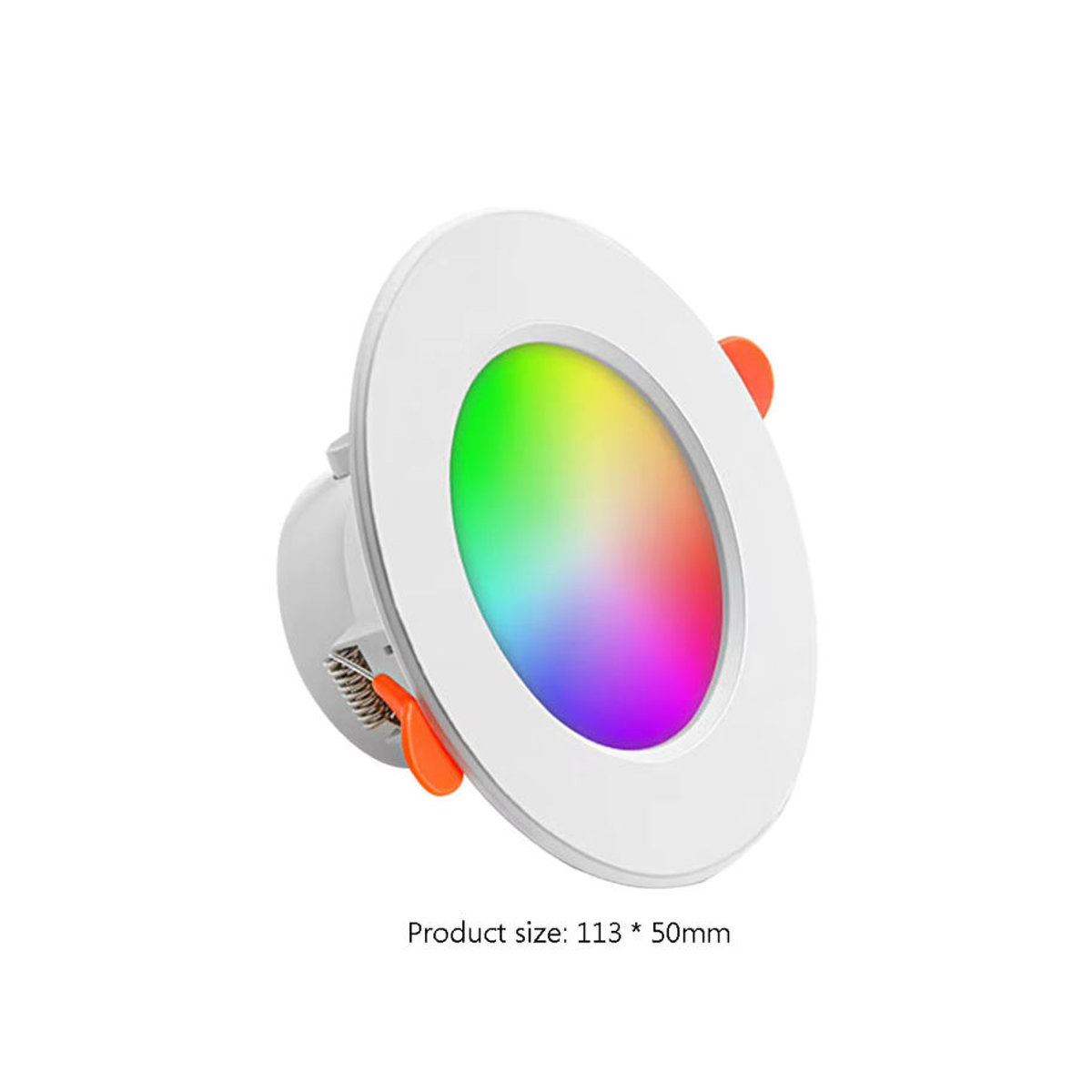 Shunmaii Smart RGB LED Einbaustrahler 10W dimmbar mit Alexa und Google Home kompatibel in Bunt und Weiß - Bild 6