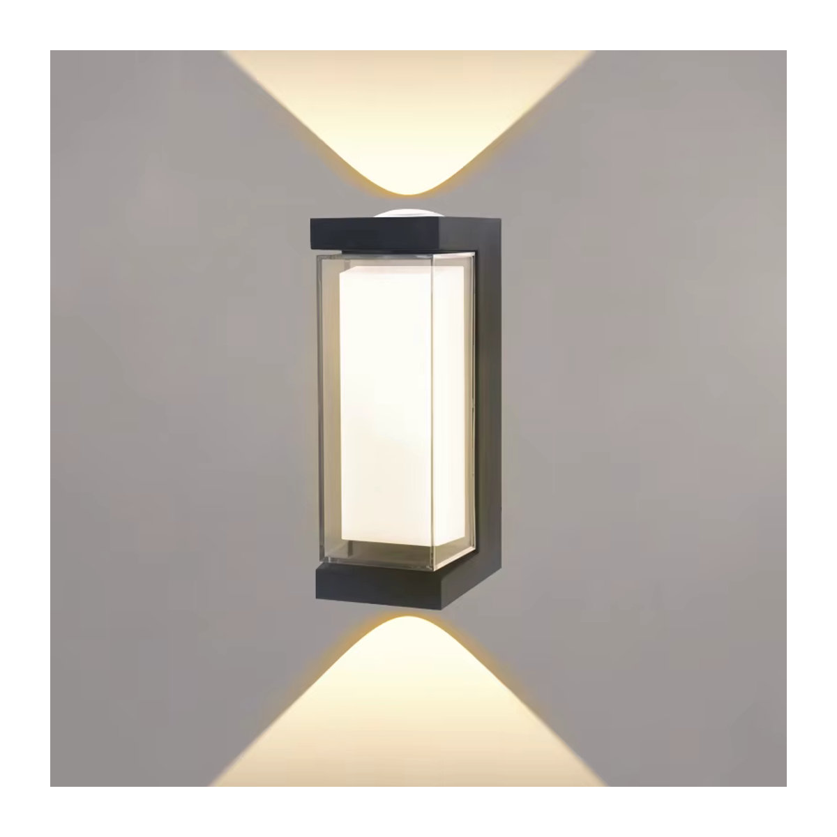 Si Solar Moderne LED Wandleuchte in Schwarz 10W für Wohnzimmer Korridor und Schlafzimmer - Bild 2