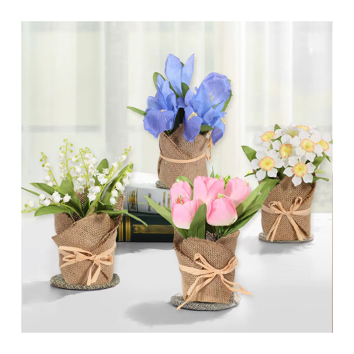 Sia Künstliche Tulpe Mehrfarbig aus Textil für deine Wohnkultur - Bild 3
