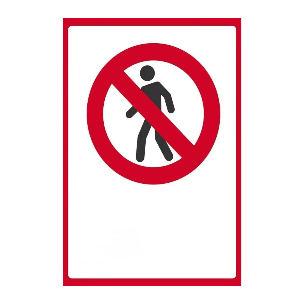 Sicherheitsschild Hello Young No Entry Authorized Personnel Only aus Metall in Weiß - Bild 2
