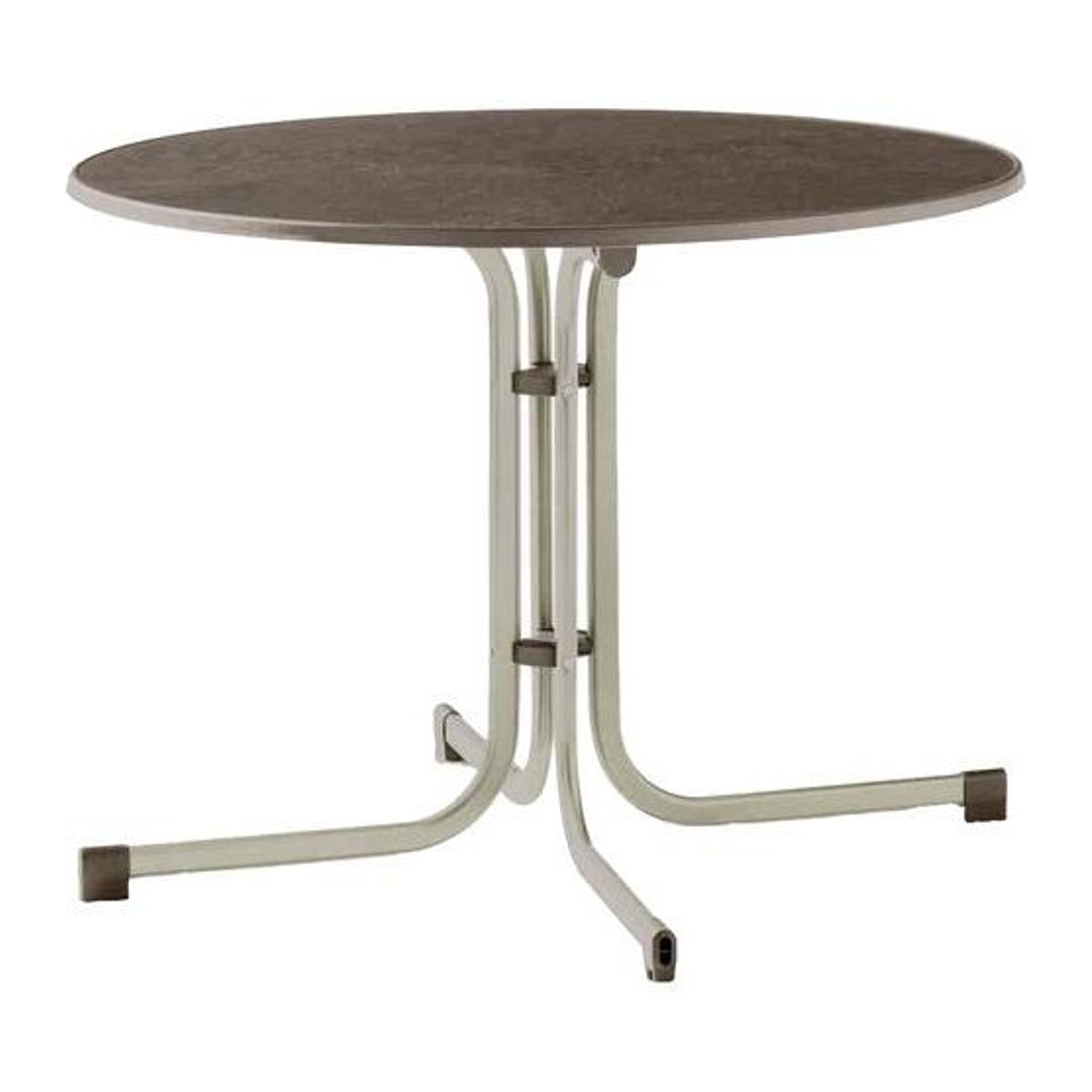 Sieger 236/C-M Boulevard-Klapptisch in Champagner mit Durchmesser: 100 cm und Höhe: 72 cm - Bild 1