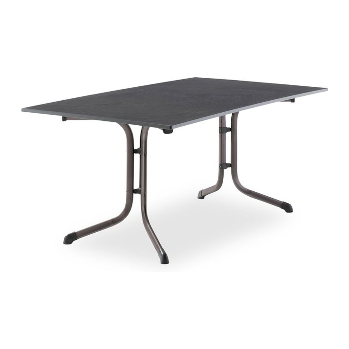 Sieger Klapptisch mit Vivodur Tischplatte in Grau, B/H/T: 165 x 73 x 95 cm - Bild 1