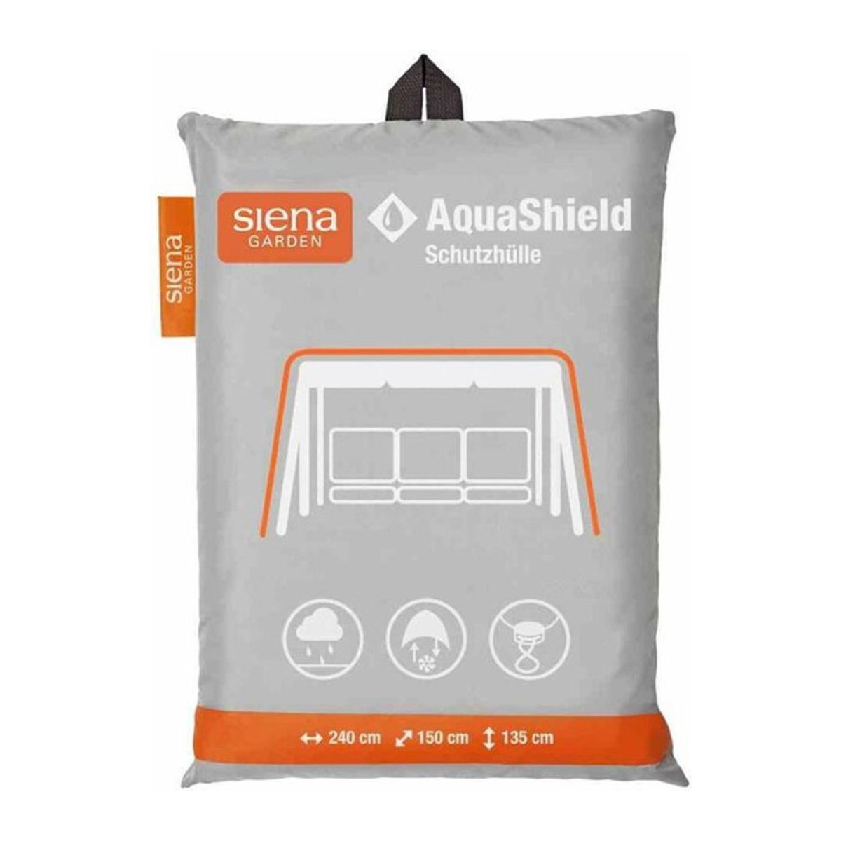 Siena Garden AquaShield Schaukelhülle in Grau, B: 150 cm, T: 240 cm, H: 135 cm - Bild 2