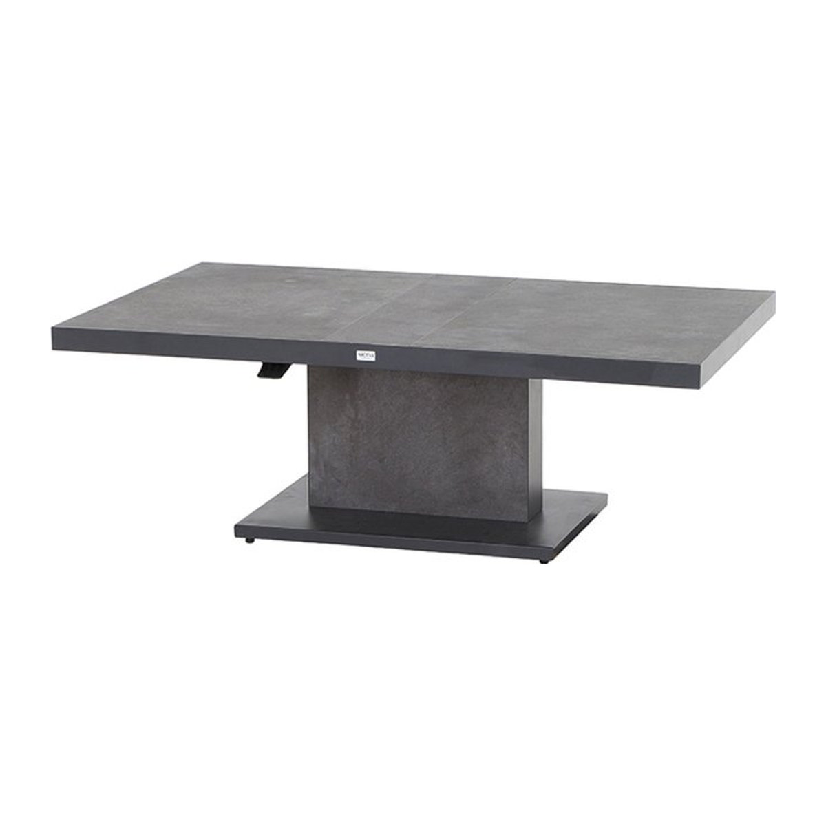 Siena Garden Bellani Lifttisch aus Alu und Keramik, matt anthrazit/dunkelgrau, B: 160 cm, T: 90 cm, höhenverstellbar - Bild 1