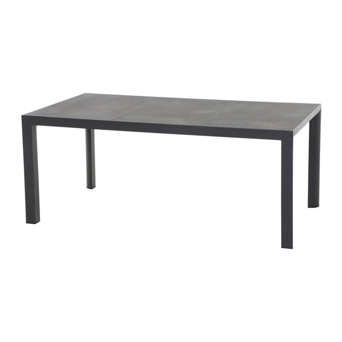 Siena Garden Carlos Esstisch aus Alu und Keramik in Anthrazit, Breite: 180 cm, Tiefe: 100 cm - Bild 1