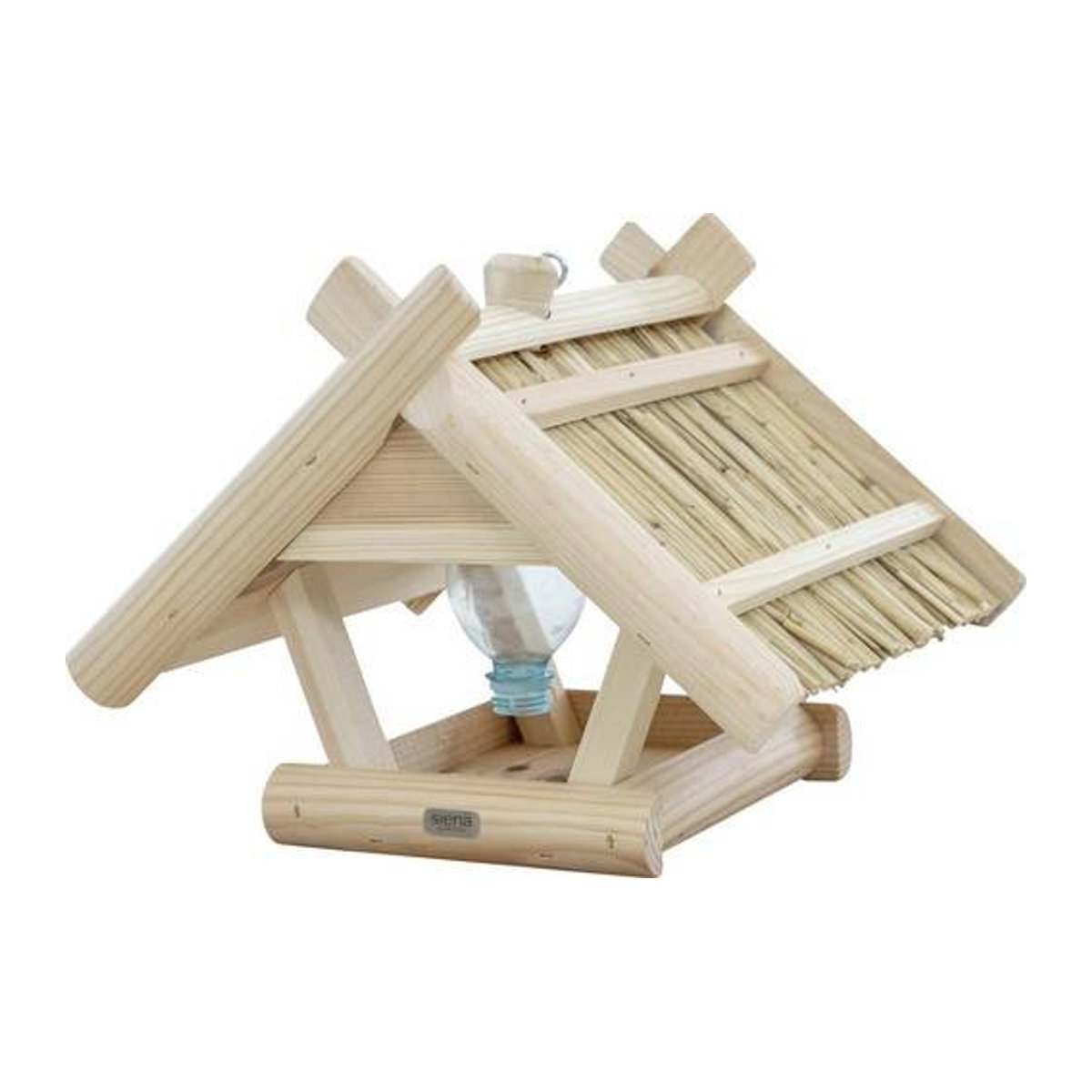 Siena Garden FRIESLAND Vogelfutterhaus aus Holz und Kiefer in Natur - Bild 1