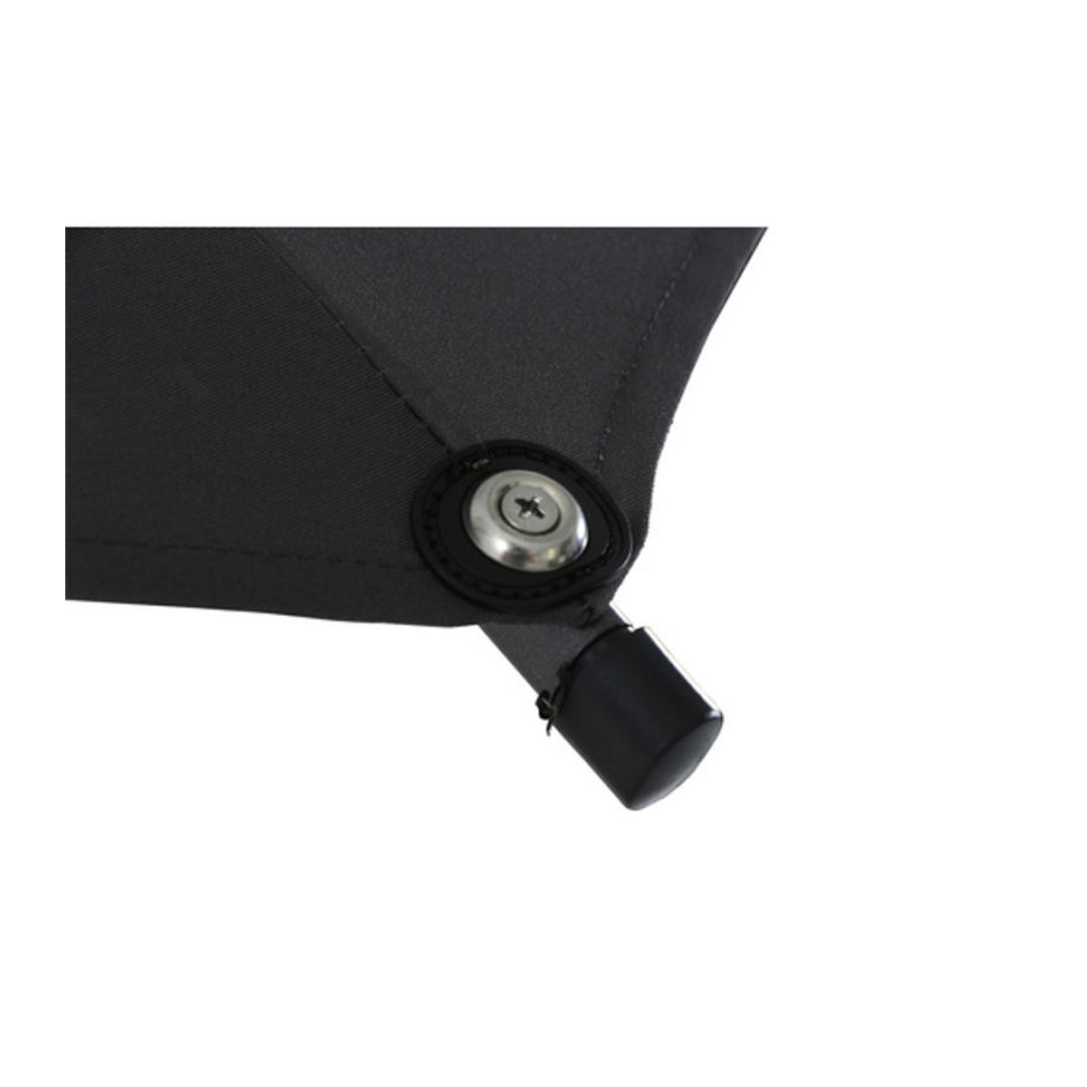 Siena Garden Mittelstockschirm Isa in Anthrazit aus Aluminium und Polyester, B: 300 cm, T: 200 cm, H: 253 cm - Bild 2