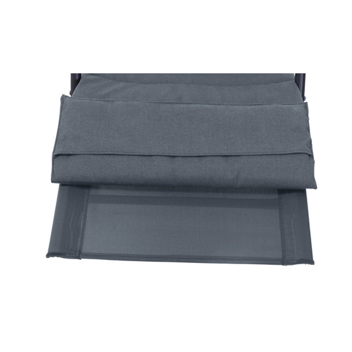 Siena Garden Schaukelliege Aliano Blau aus Metall mit Kissen, B/T/H: 143 x 57 x 84 cm - Bild 2