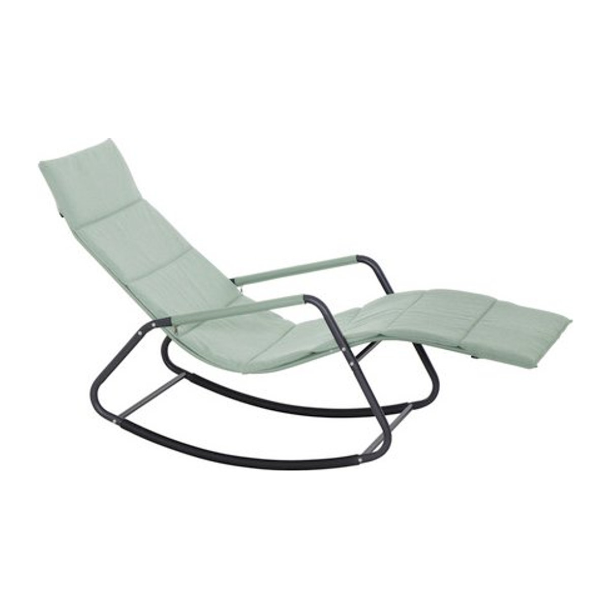 Siena Garden Schaukelliege Aliano Green mit Kissen, B/T/H: 143 x 57 x 84 cm - Bild 1