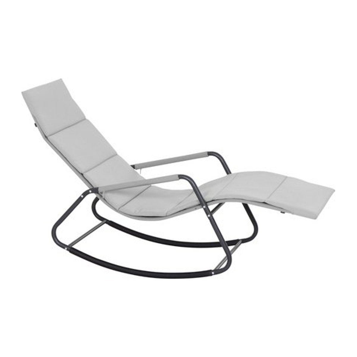 Siena Garden Schaukelliege Aliano Grey mit Kissen, B/H/T: 143 x 84 x 57 cm, Stahl - Bild 1