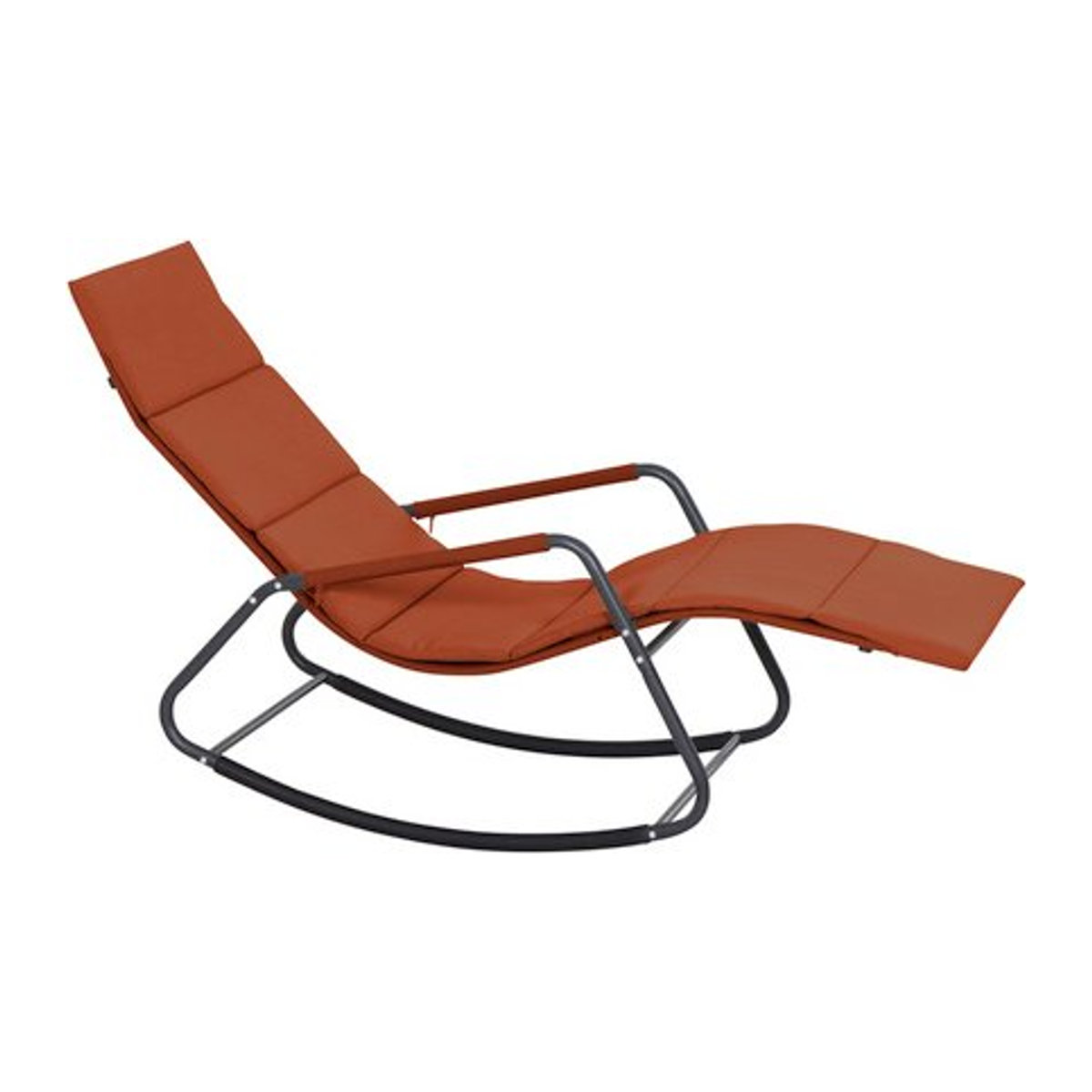 Siena Garden Schaukelliege Aliano Rot mit Kissen B/T/H: 143 x 57 x 84 cm - Bild 1