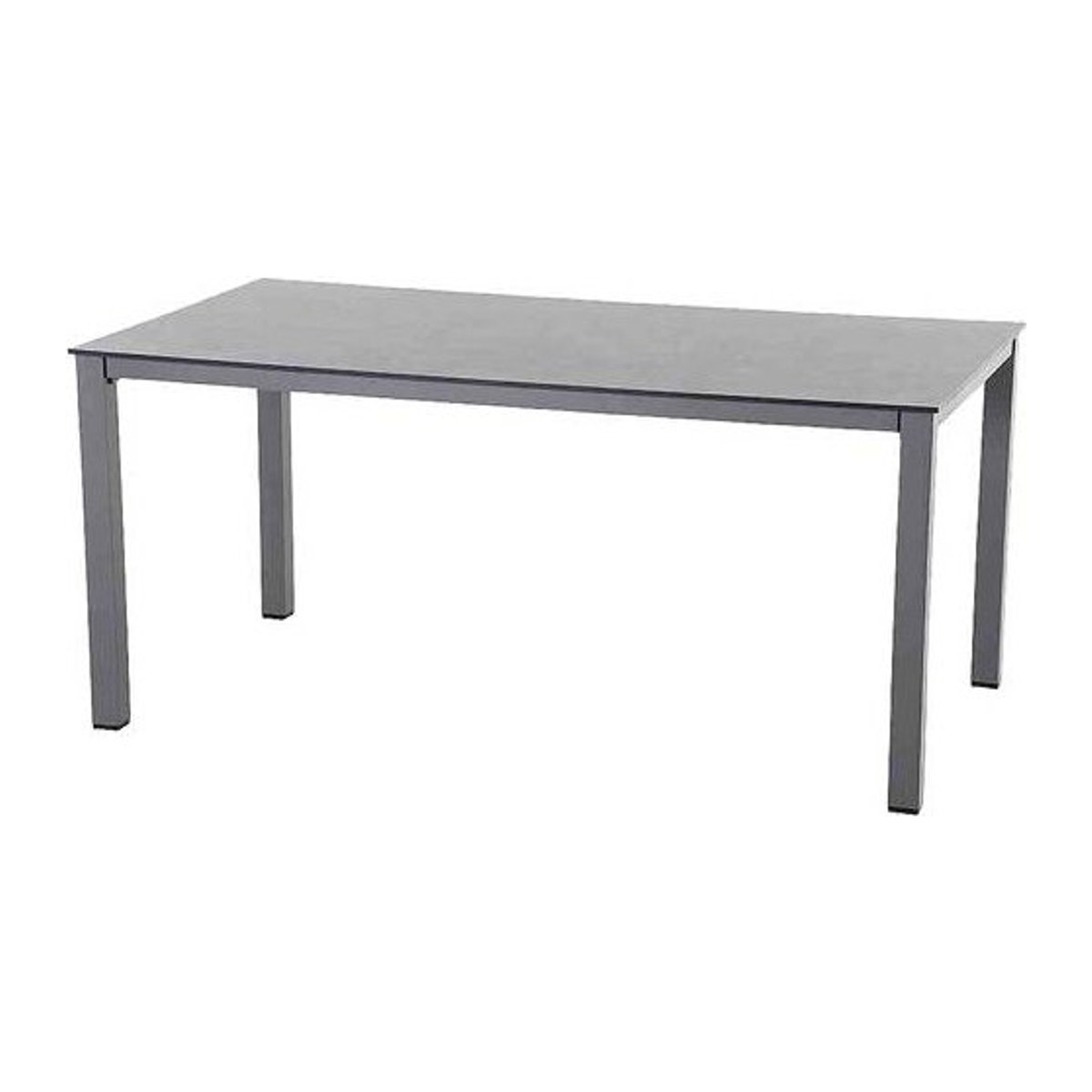 Siena Garden Sola Lofttisch mit HPL-Tischplatte in Anthrazit und Grau, B: 90 cm, H: 73 cm, L: 160 cm - Bild 1