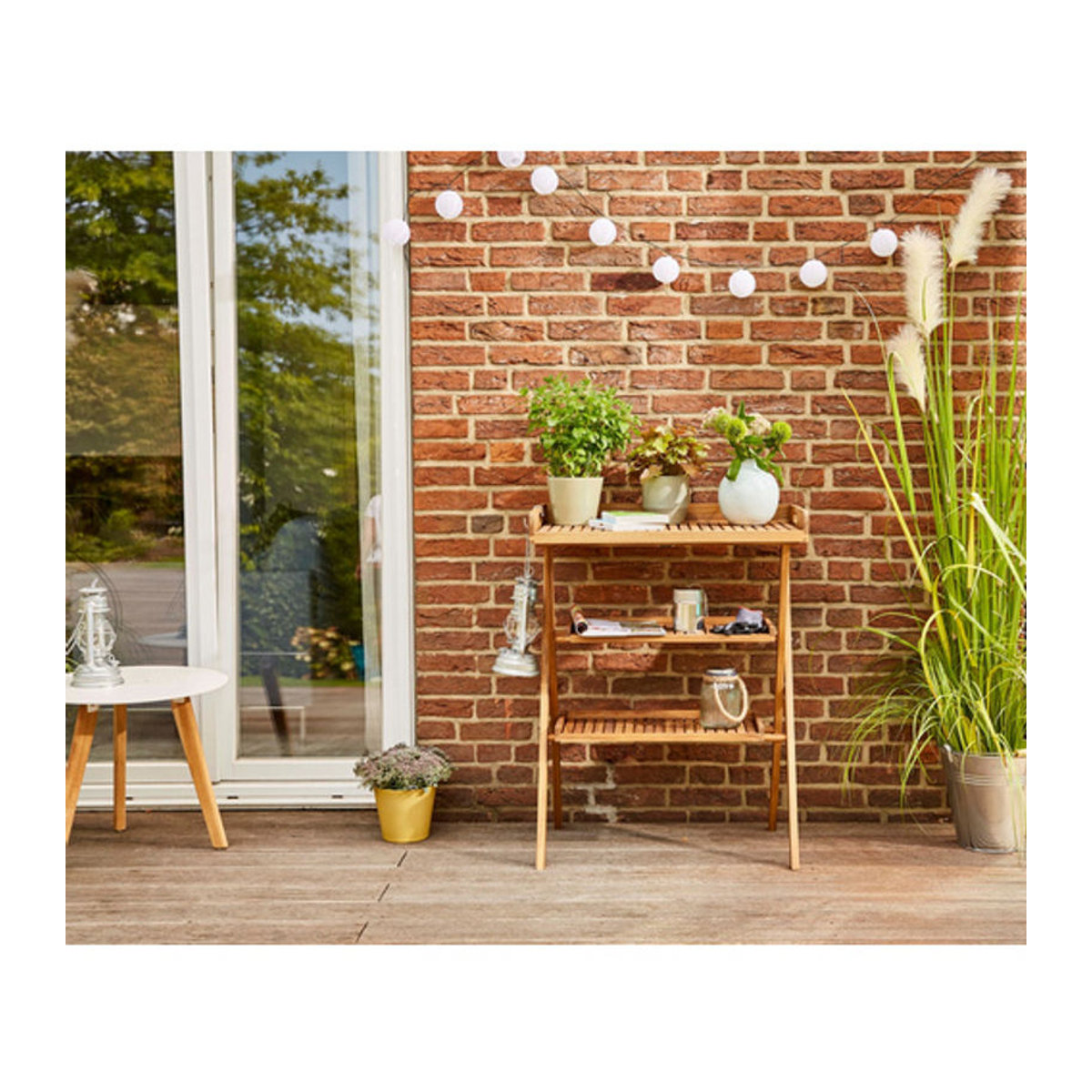 SIENA GARDEN Tablettständer aus Holz mit Tablett in Braun - Bild 2