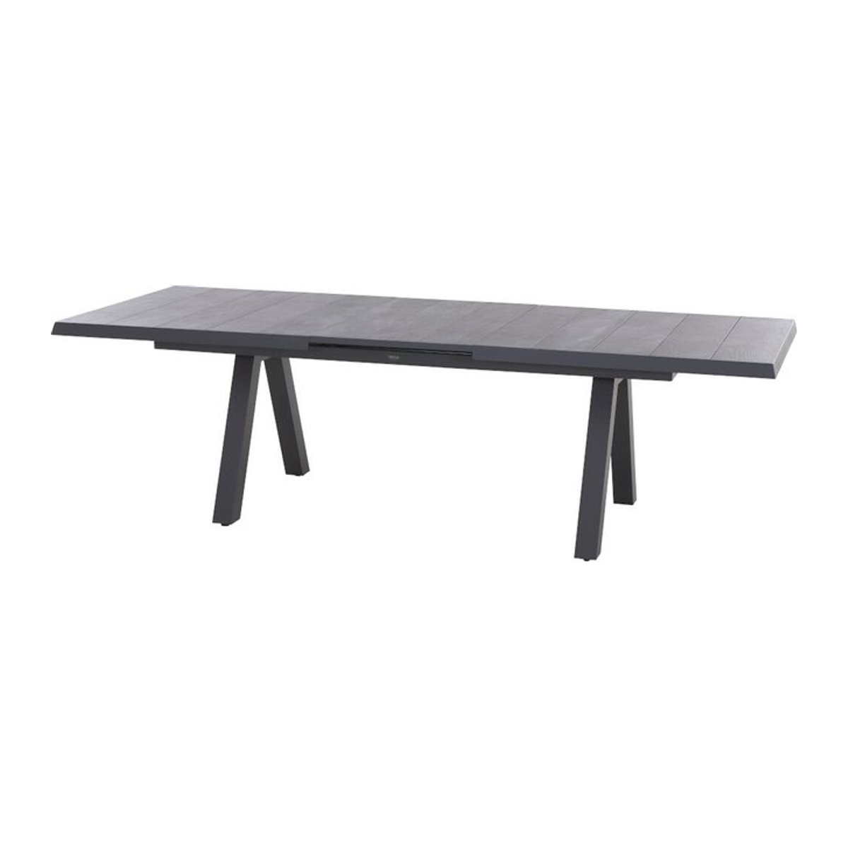 Siena Garden Tirana Ausziehtisch aus Alu und Keramik in Anthrazit, witterungsbeständig, B/T: 100 x 200/260 cm - Bild 1
