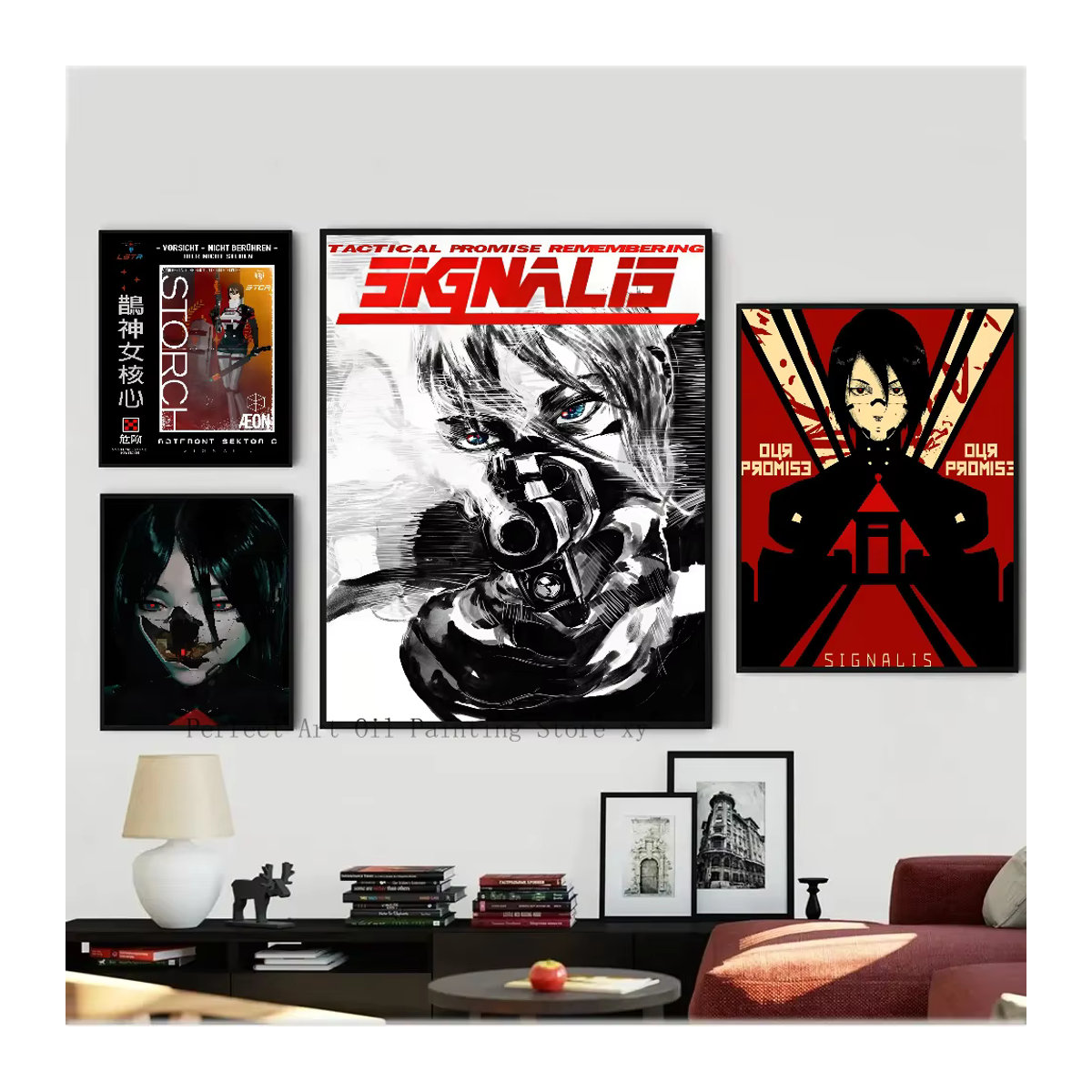 Signalis Survival Horror Indie Spiel Poster als mehrfarbiger Papierdruck im Hochformat - Bild 2