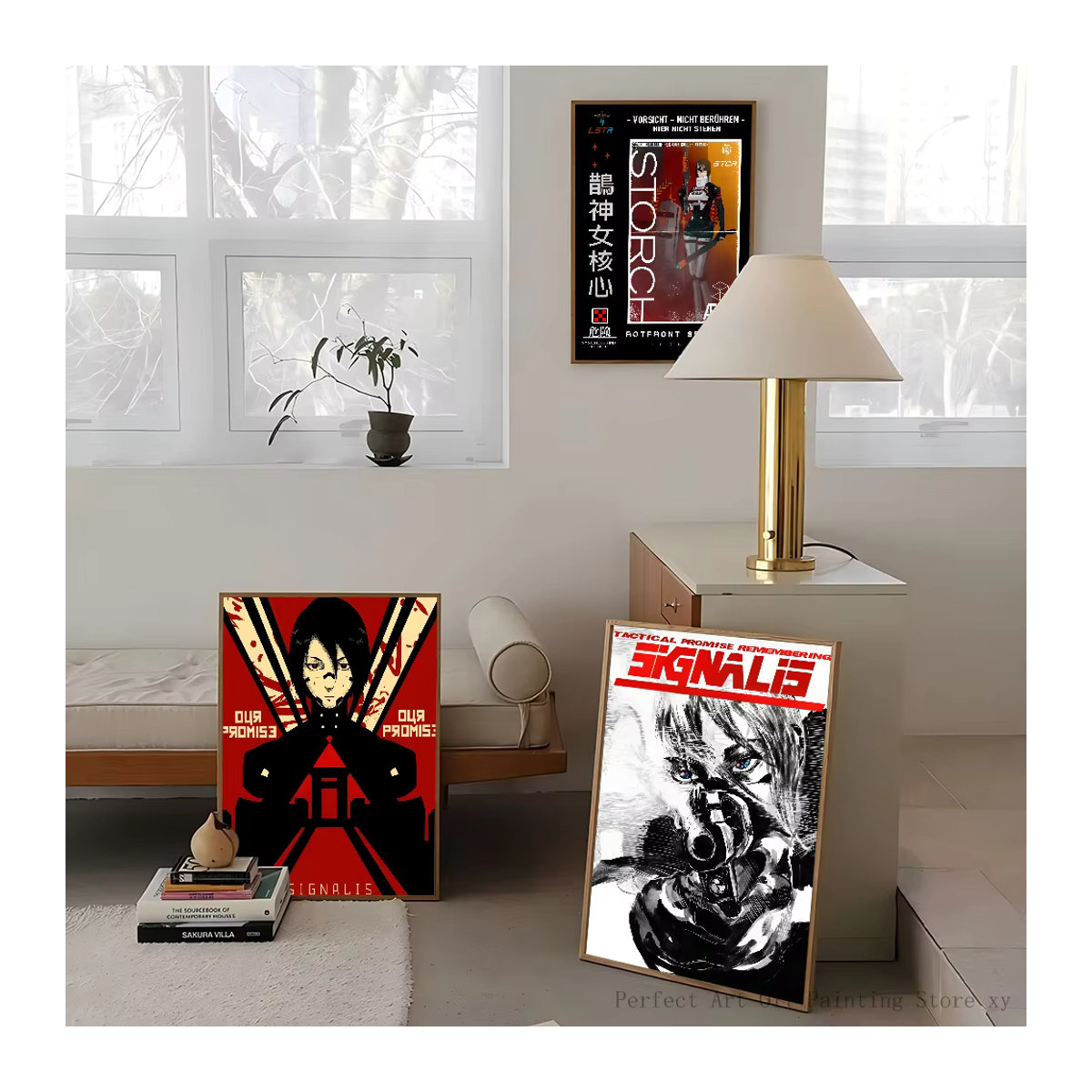 Signalis Survival Horror Indie Spiel Poster als mehrfarbiger Papierdruck im Hochformat - Bild 3