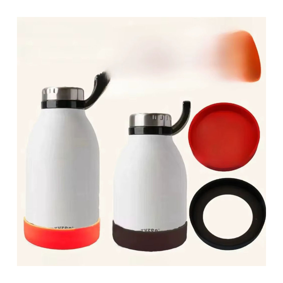 Silikon Becherboden Schutzabdeckung für Tyeso und Aqua-Kolben 64oz in Bunt, Durchmesser: 11,5 cm / 12 cm / 12,5 cm - Bild 4