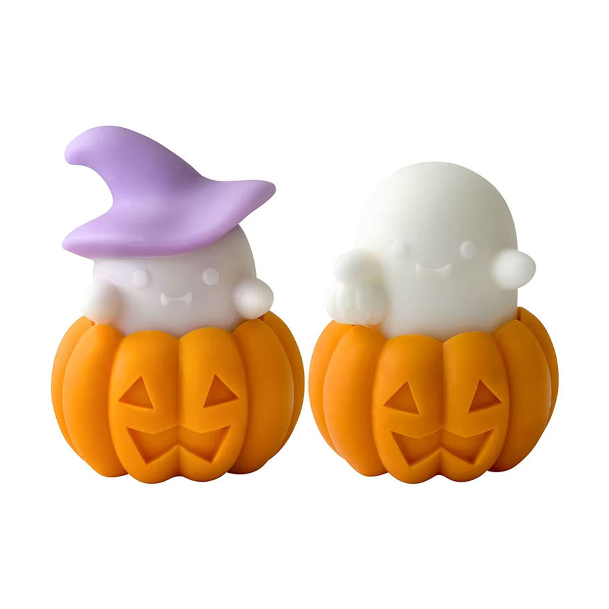 Silikon Form für Halloween Geist und Kürbis Kerzen zur DIY Aromatherapie Dekoration in Mehrfarbig - Bild 2
