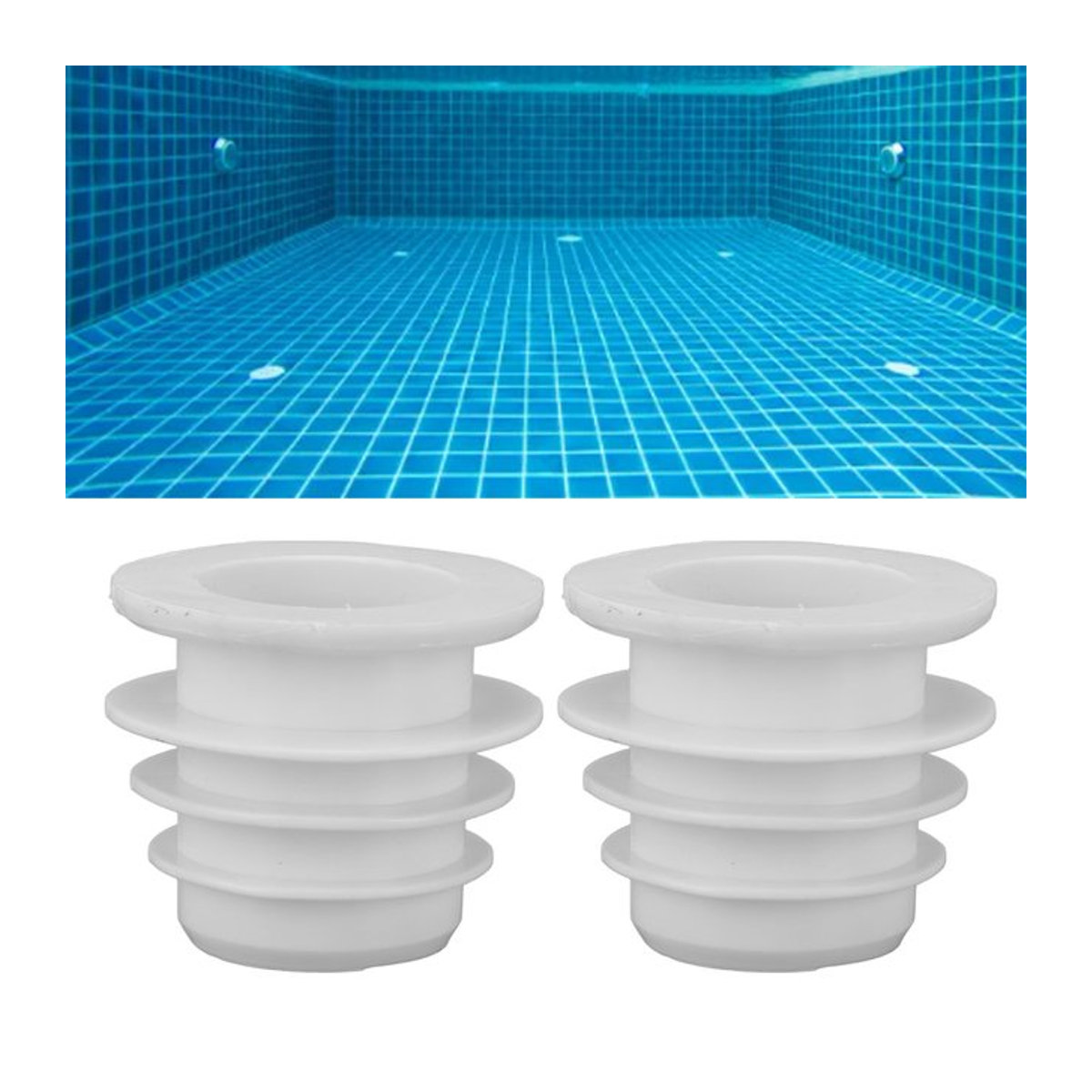 Silikon Poolreiniger Ventilmanschette und Skimmer Kegeladapter für W70263 - Bild 1