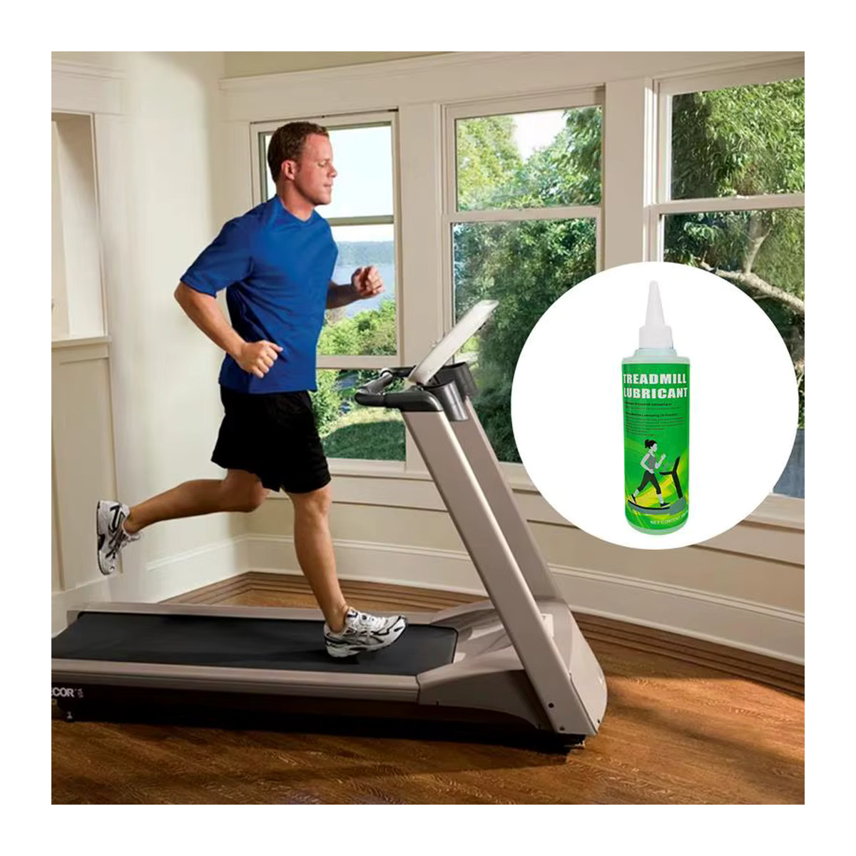 Silikon Schmiermittel für Laufbänder Grün, 200 ml Wartungsöl zur Laufbandpflege - Bild 3