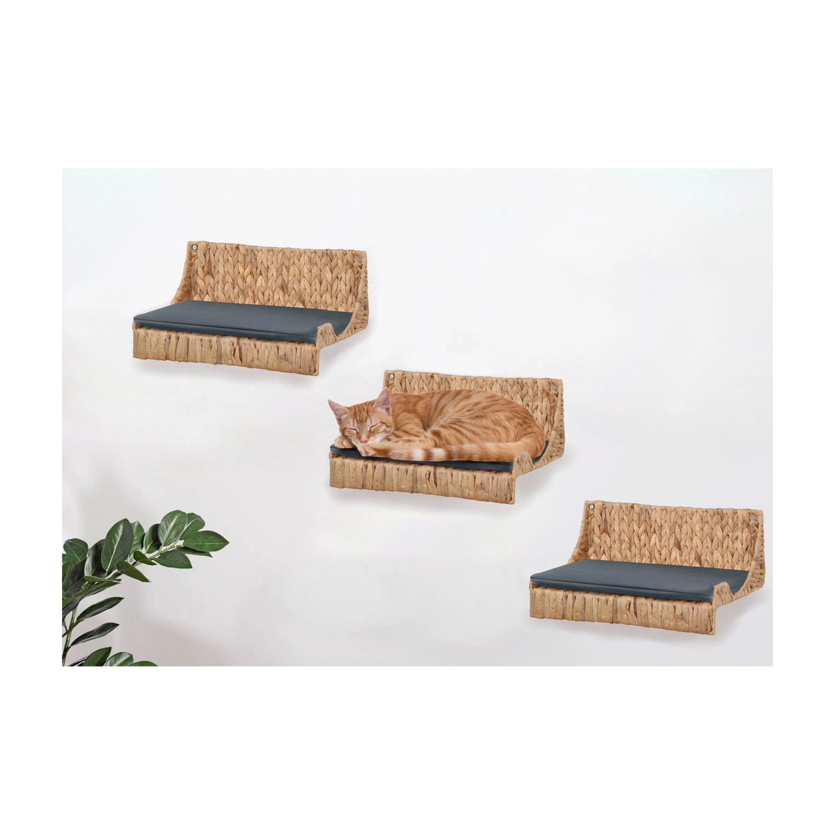SILVIO DESIGN Kletteretage Alido 3-er Set in Grau - Bild 2