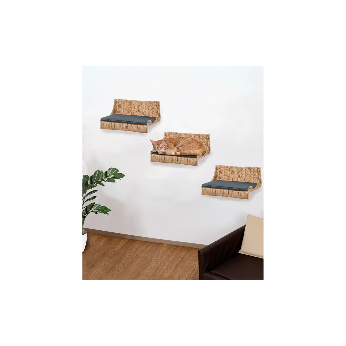 SILVIO DESIGN Kletteretage Alido 3-er Set in Grau - Bild 3