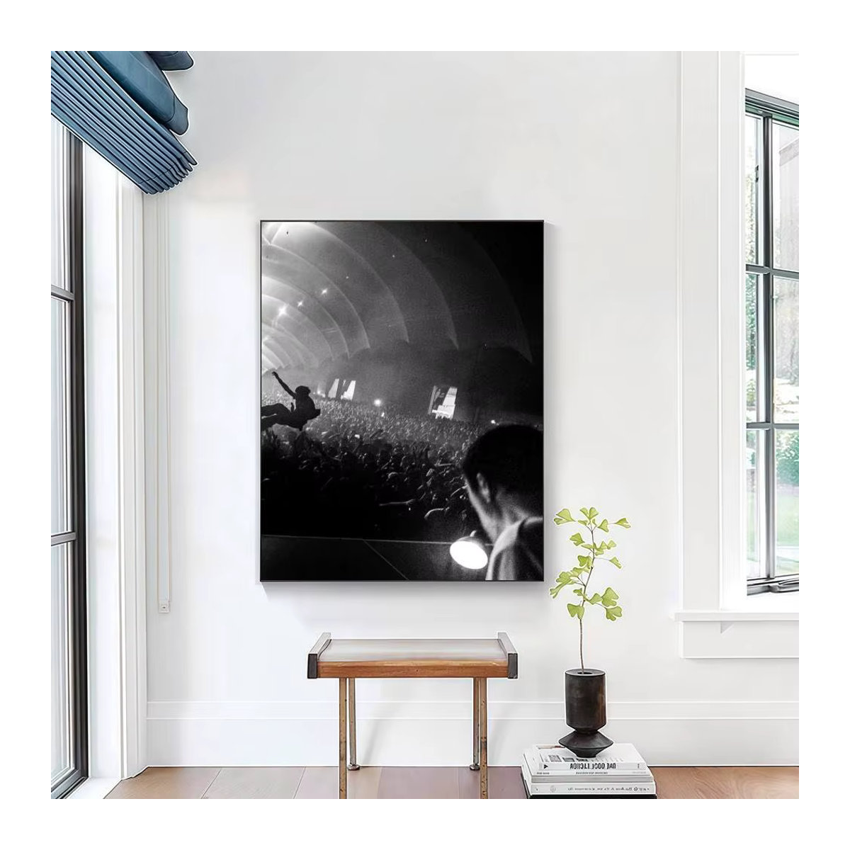 SINGER F Fred again Album Poster-Aufkleber Schwarz, Rechteckig, B: 35 cm, H: 25 cm, T: 25 cm - Bild 4