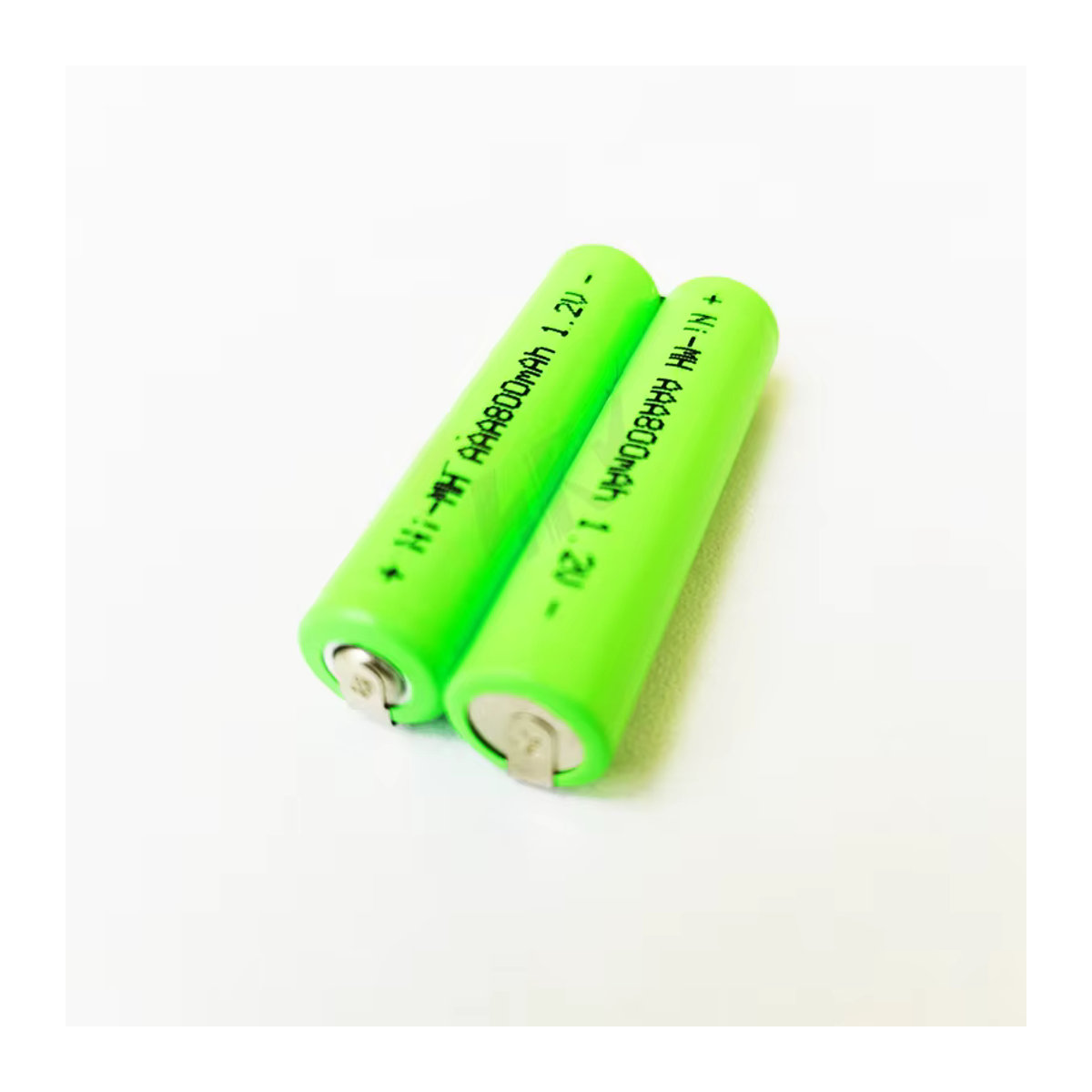 SIRYAKKU AAA NiMH Akku 2,4 V 800mAh Grün für YS534/17 Wasser Pik WP-900 und Remington Barba Trimmer Rasierer, B/H/T: 10 x 20 x 44 mm - Bild 2